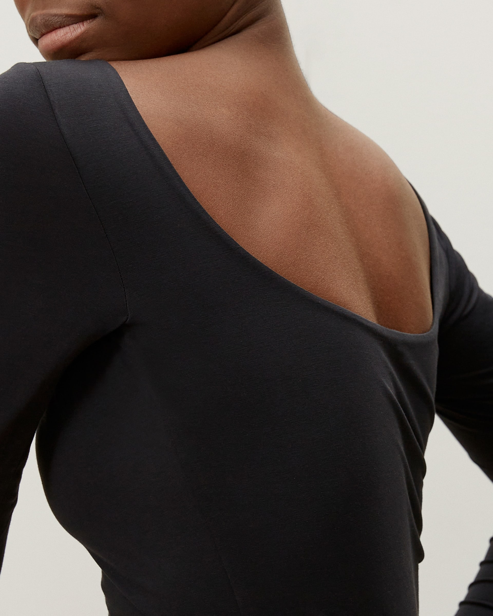 The Long-Sleeve Ballet Bodysuit Black – Everlane