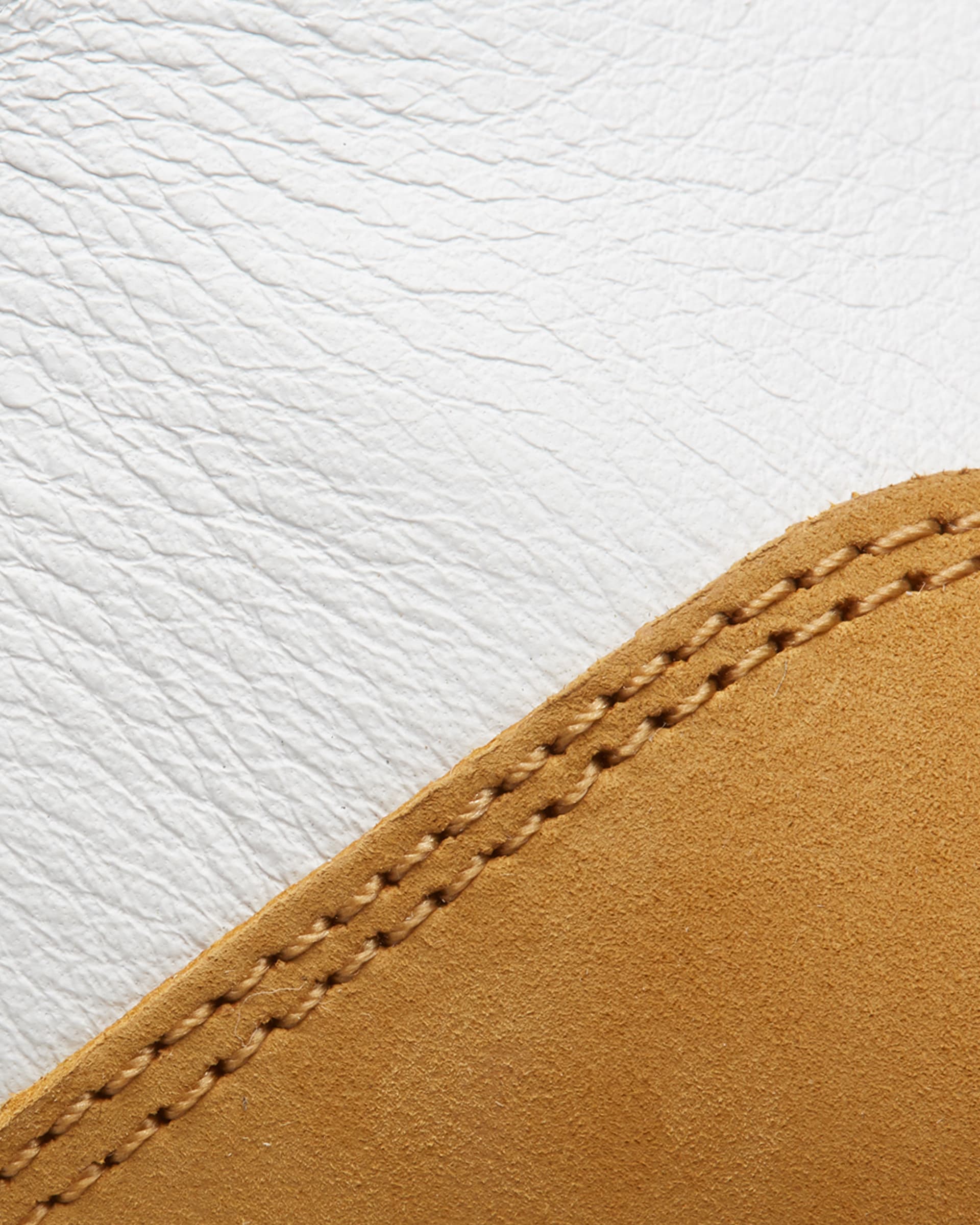 The ReLeather® Court Sneaker White / Mustard Everlane
