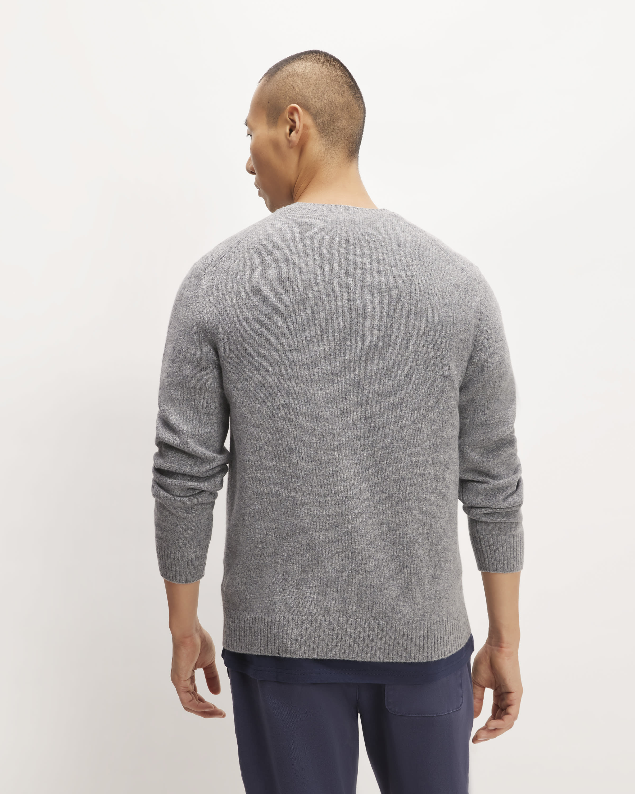 Men's Porter Crewneck Sweater - Heather Grey main image 1