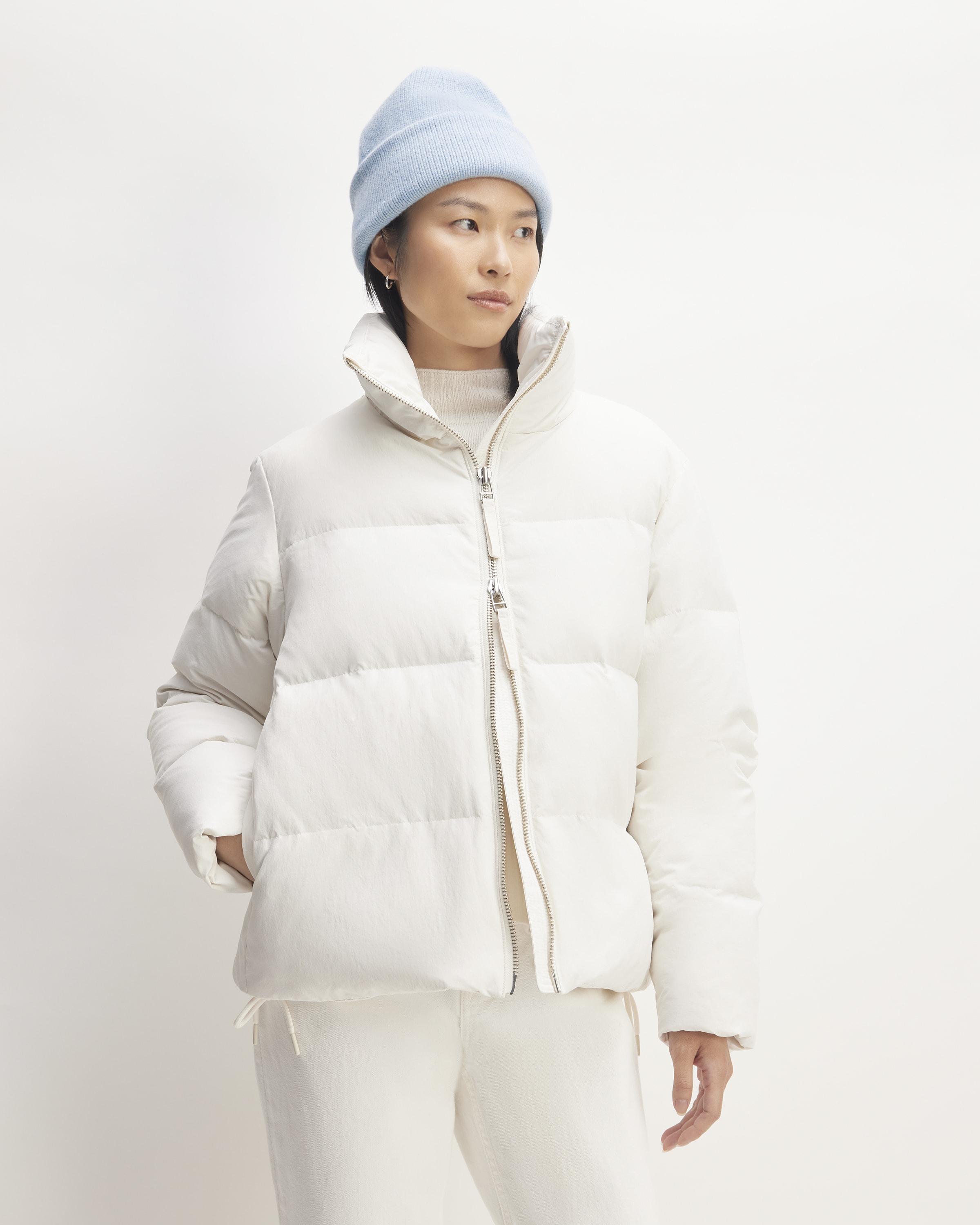 The Good Merino Wool Beanie Chambray Blue Everlane