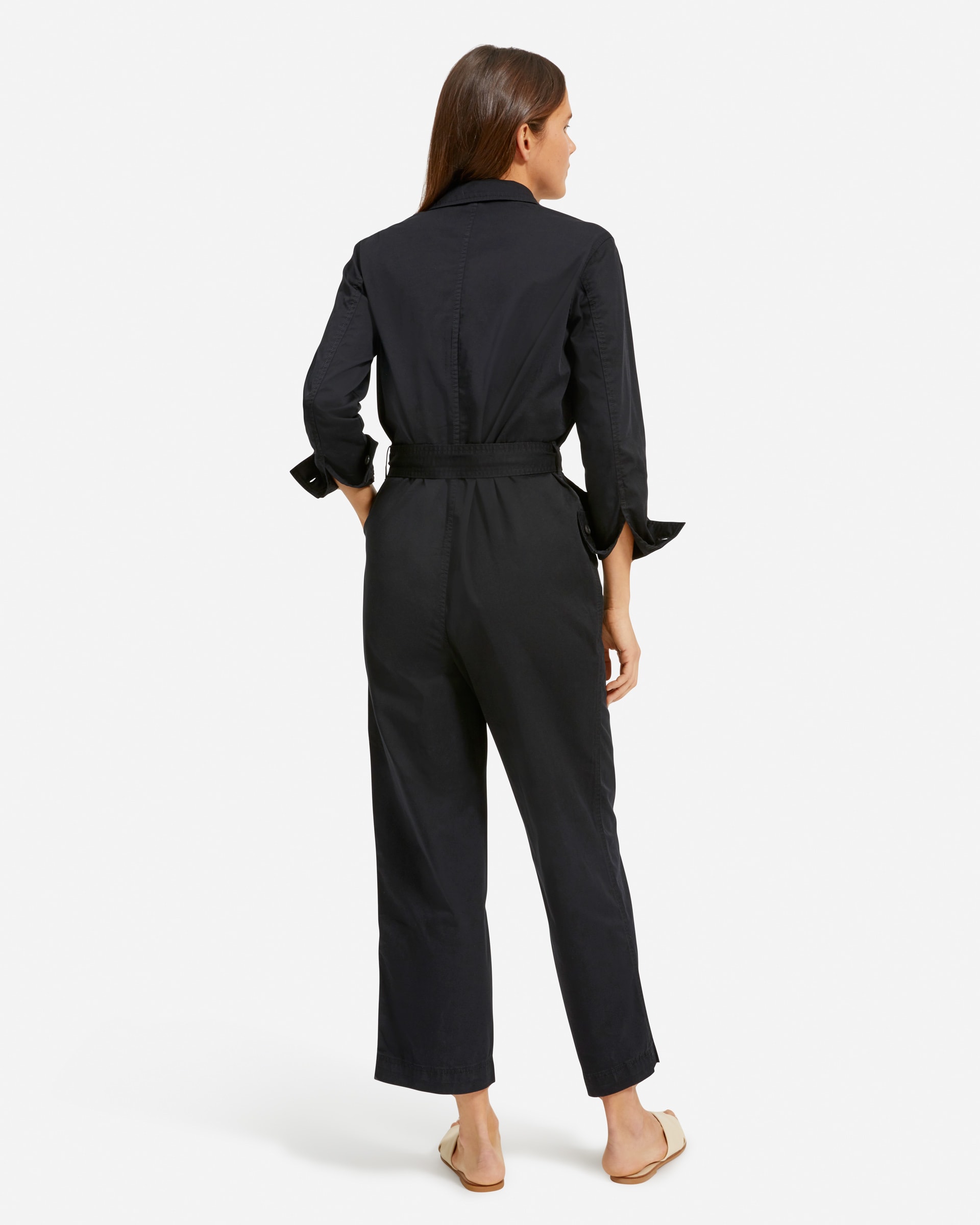 The Modern Utility Jumpsuit Black Everlane