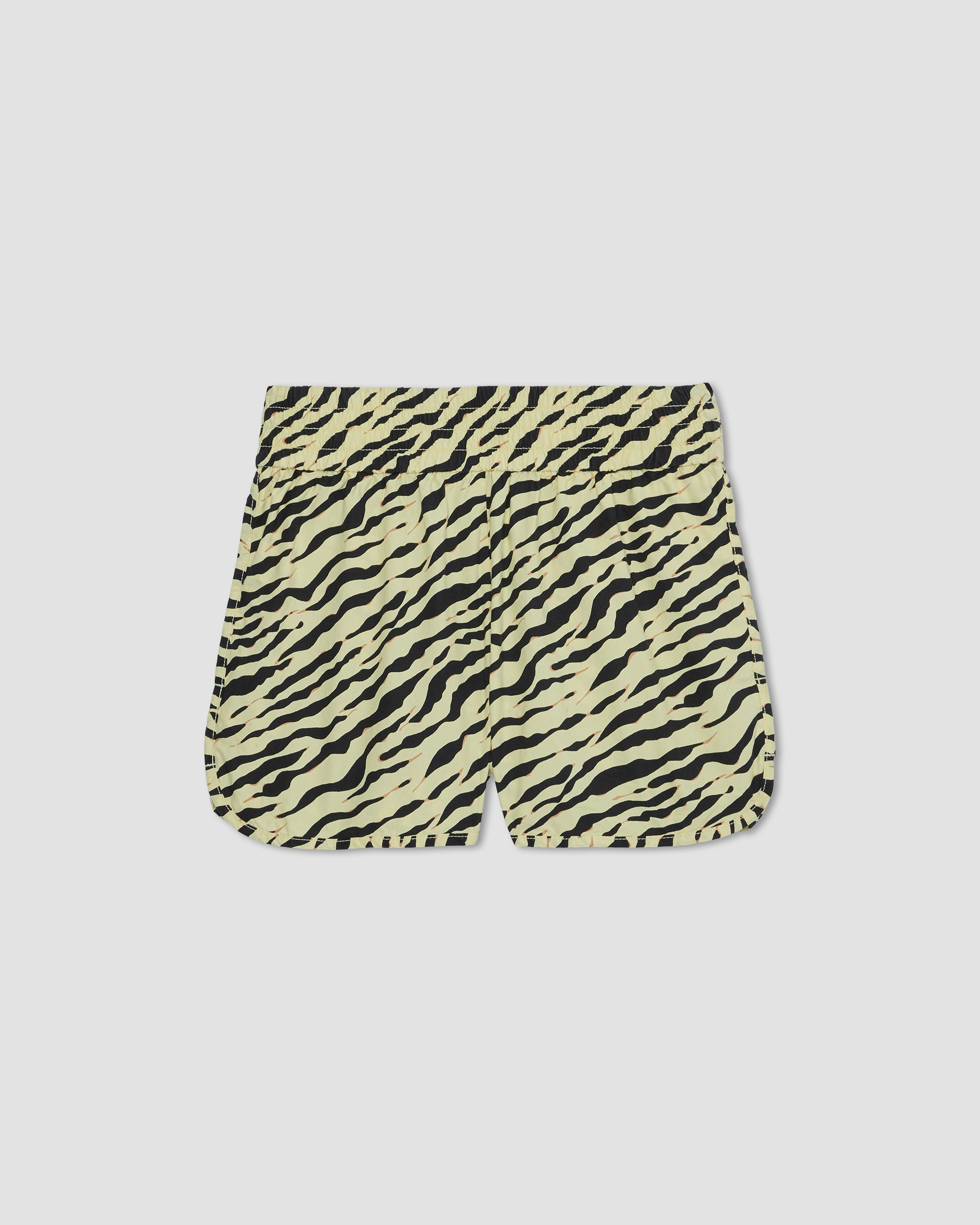 Pale Yellow Tiger All Over Jacquard Shorts Pale Yellow main image 1
