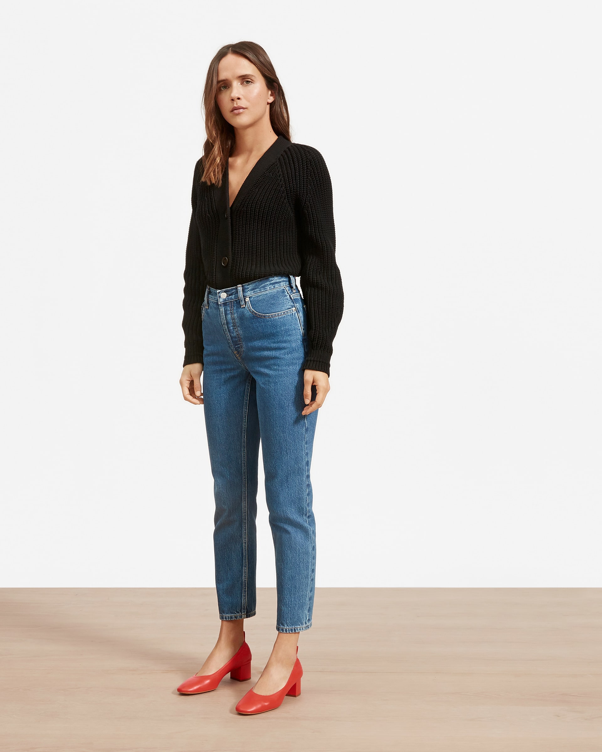 The Day Heel Bright Red – Everlane