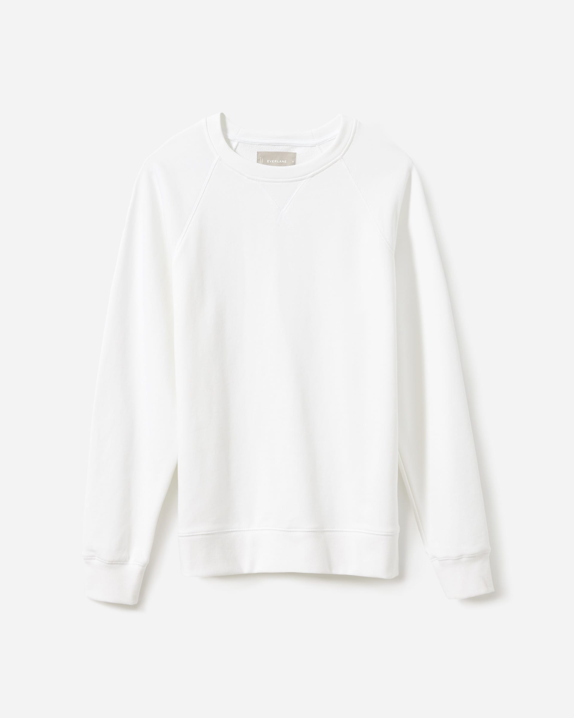 The Lightweight French Terry Crew White – Everlane