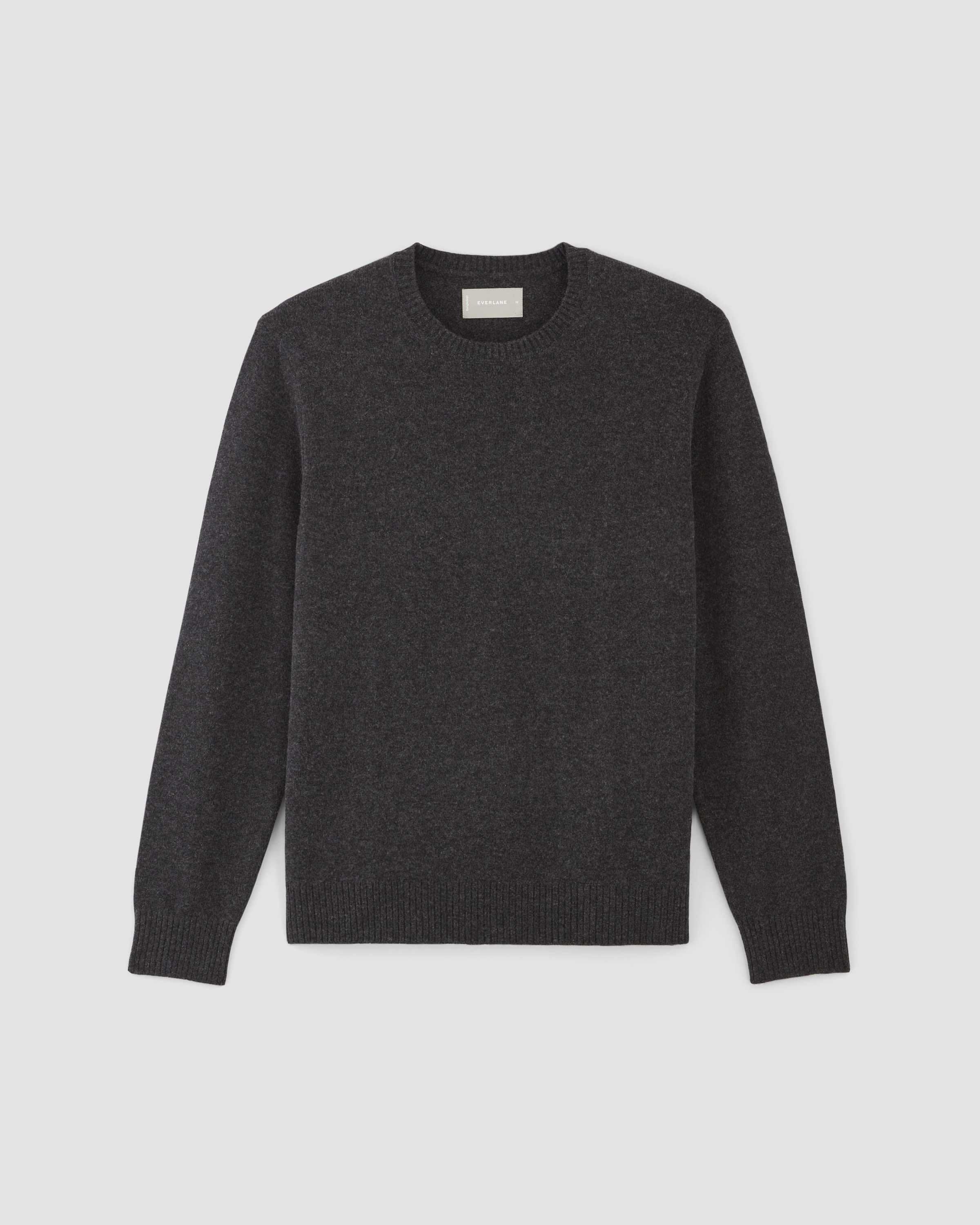 The Premium Merino Crew Neck Sweater Charcoal – Everlane