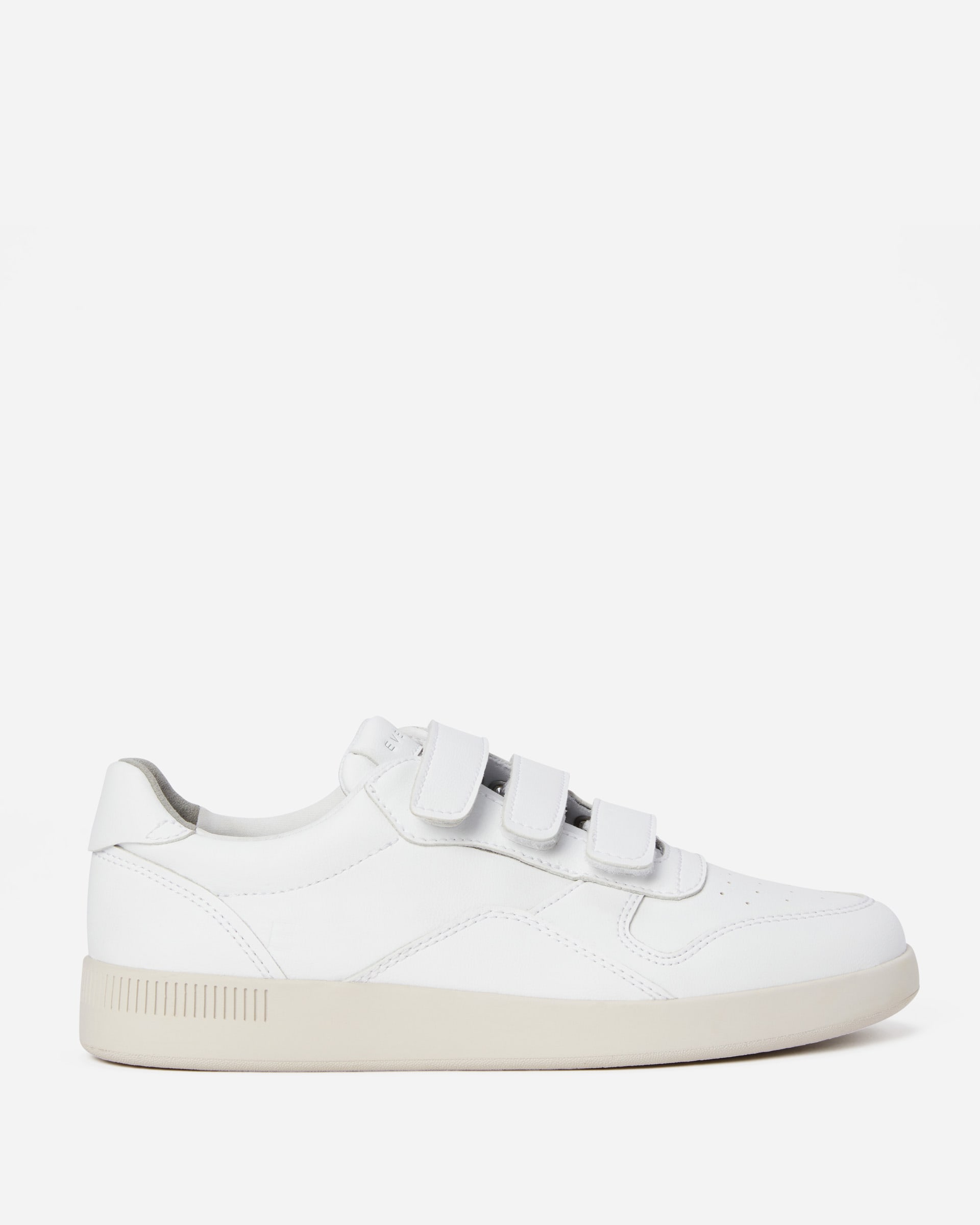 The ReLeather® Velcro Court Sneaker White – Everlane
