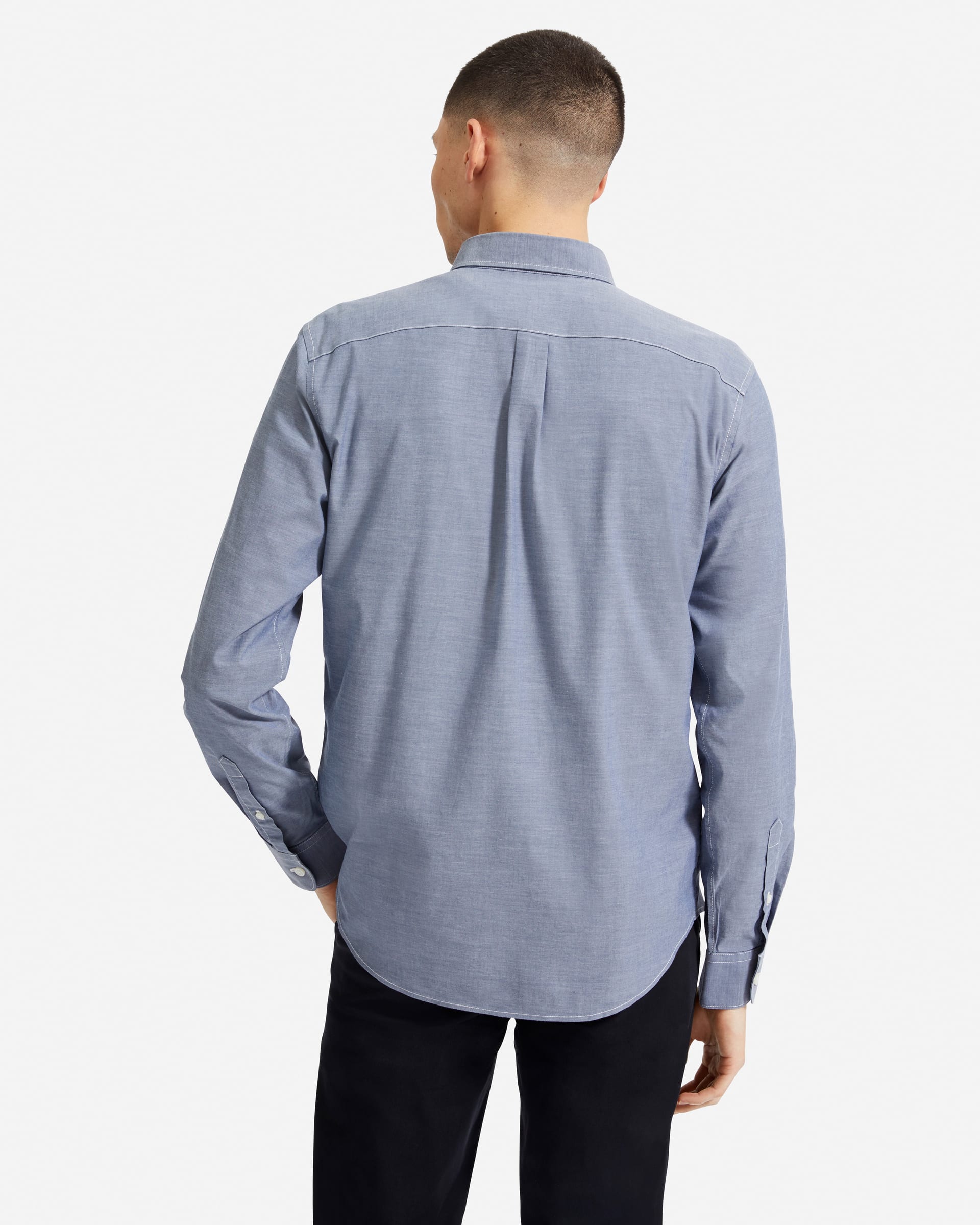 The Slim Fit Performance Air Oxford Long-Sleeve Shirt Midnight – Everlane