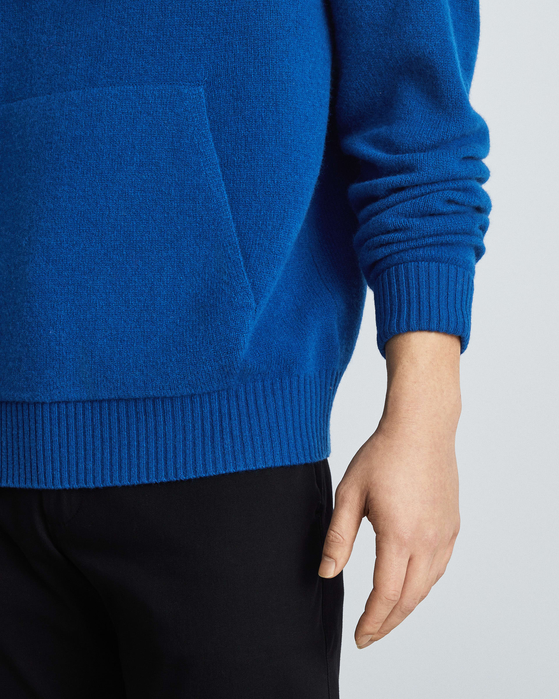 The Felted Merino Hoodie Azure Everlane
