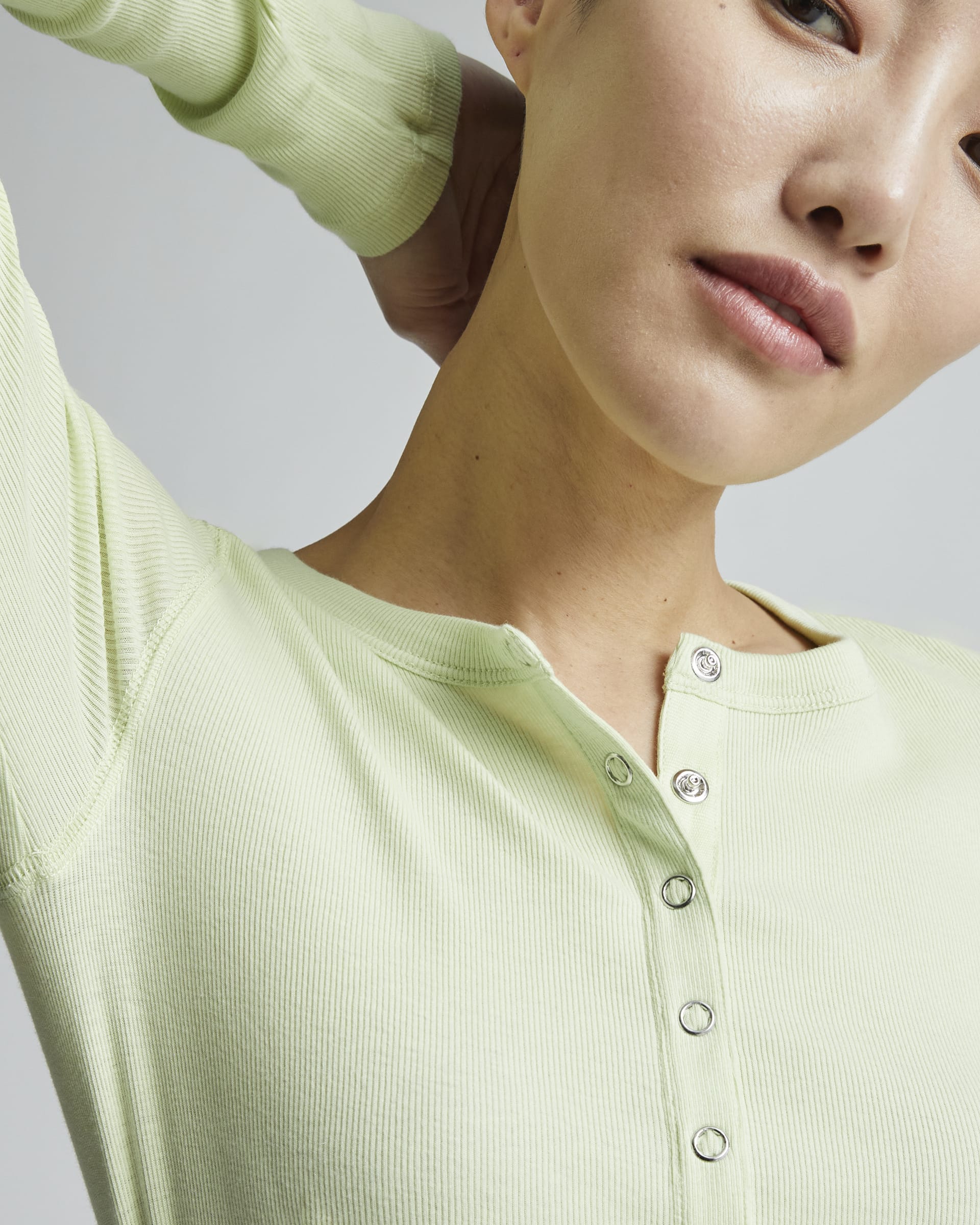 cross my heart henley - seafoam main image 0