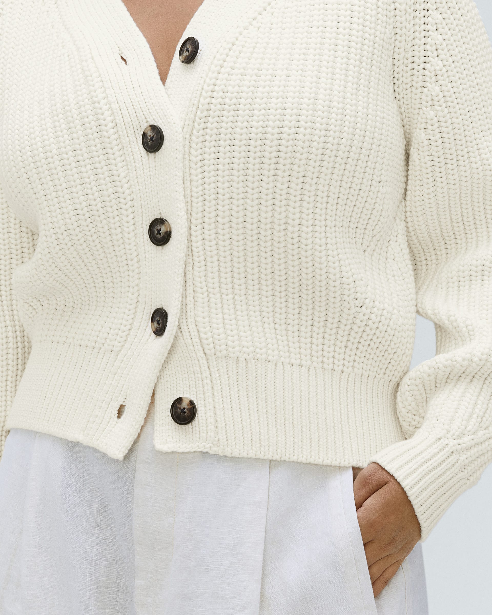 Anique Cardigan in Canvas