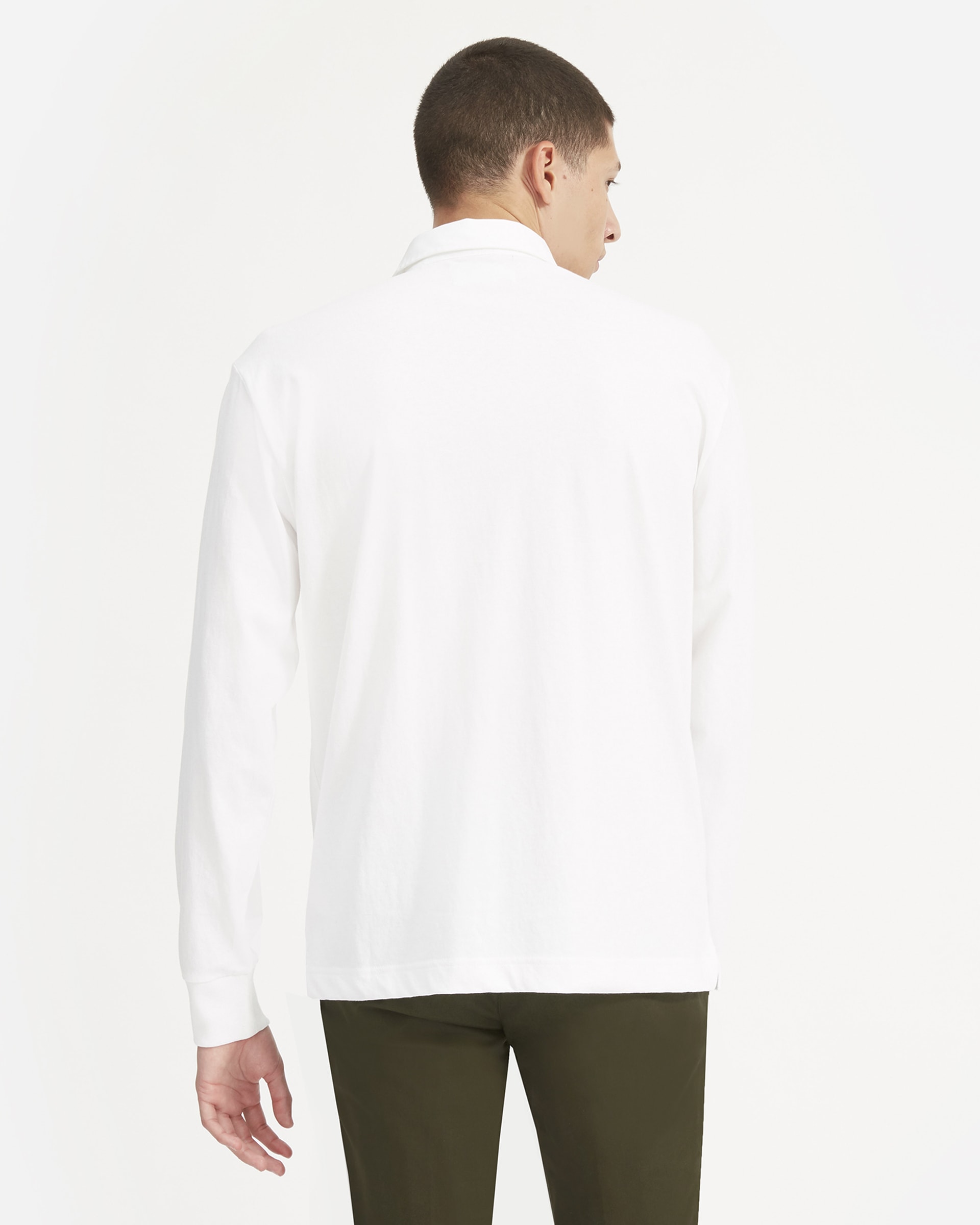 The Rugby Shirt White – Everlane