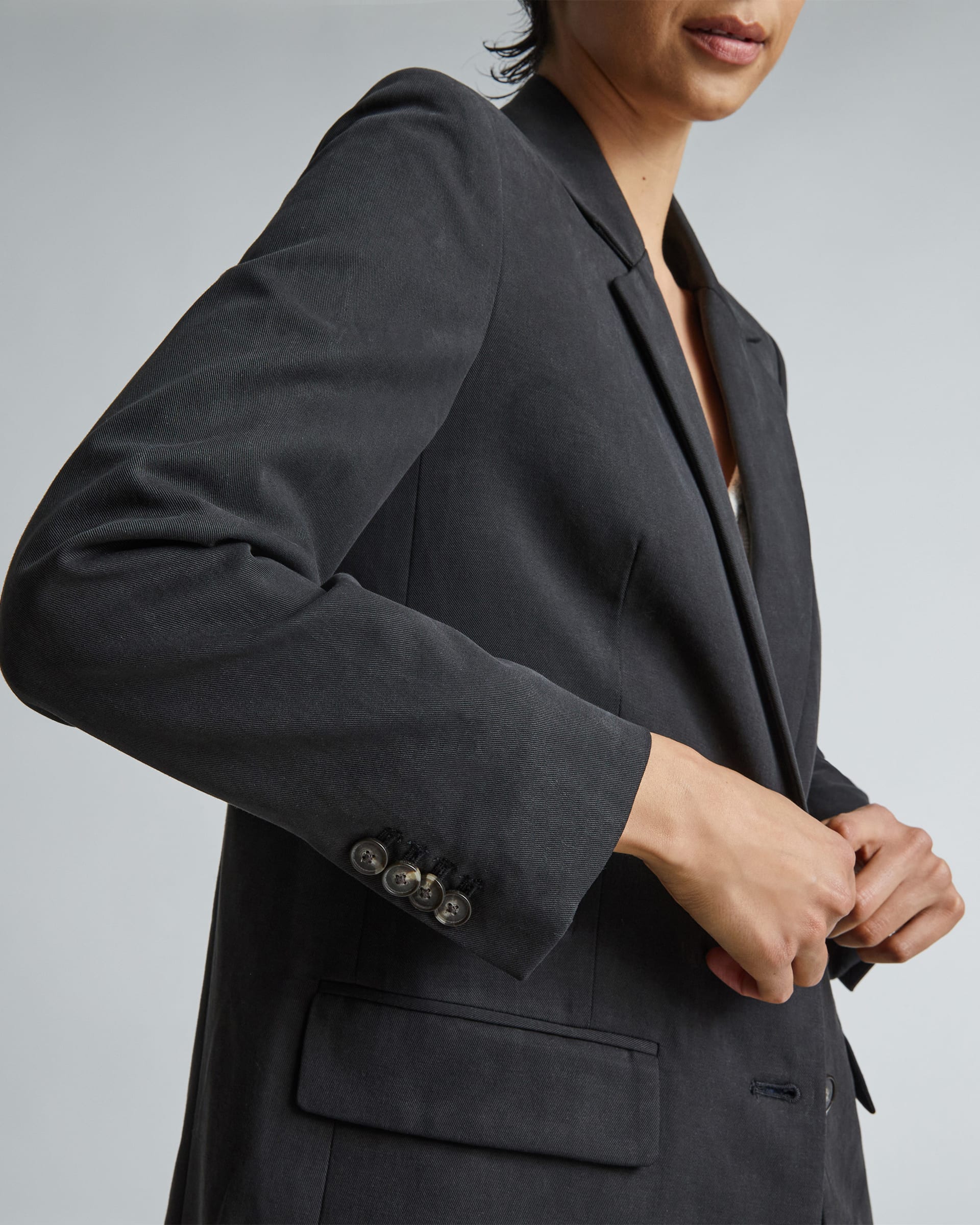 Tencel-Cotton Relaxed Blazer main image 0