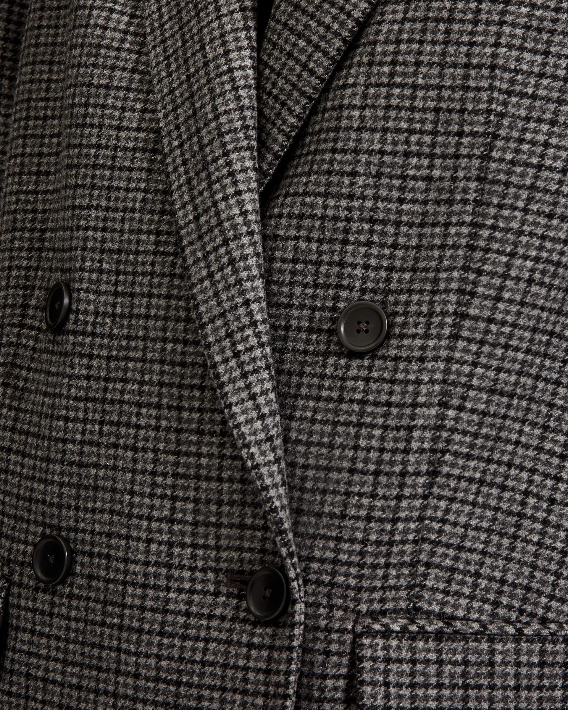 The Oversized Double-Breasted Blazer Grey Houndstooth – Everlane