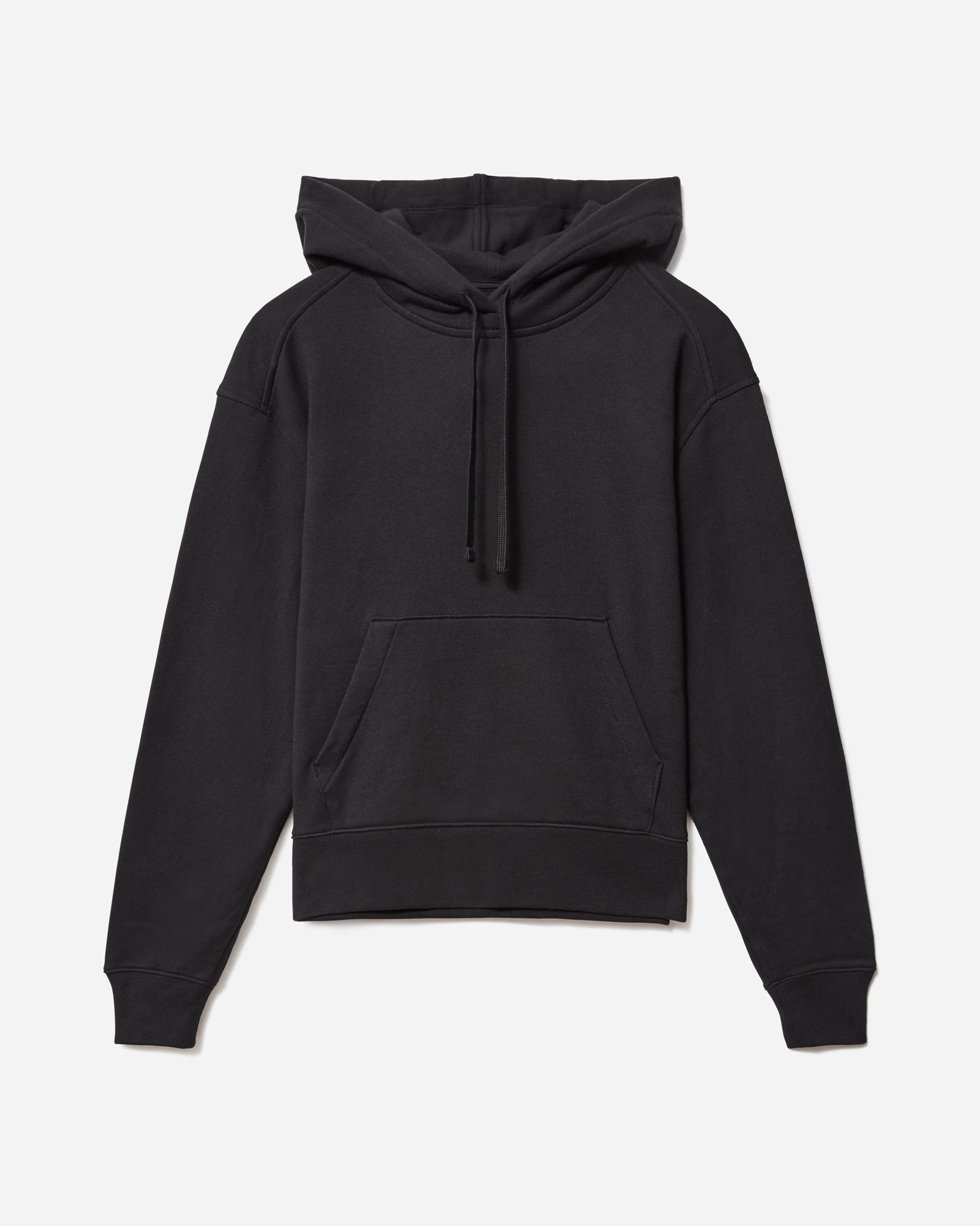 The Lightweight French Terry Hoodie Black – Everlane