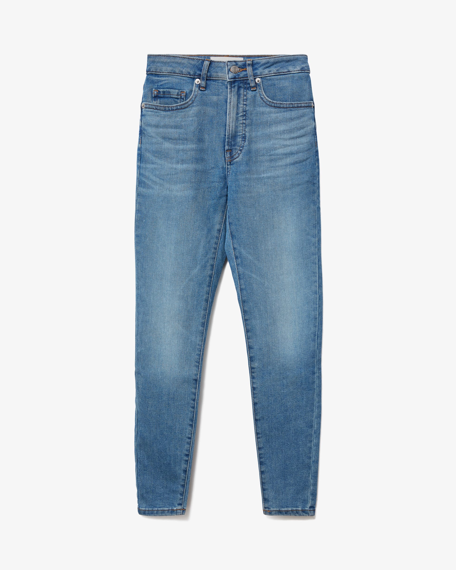 The Curvy Authentic Stretch High-Rise Skinny Jean Vintage Blue – Everlane
