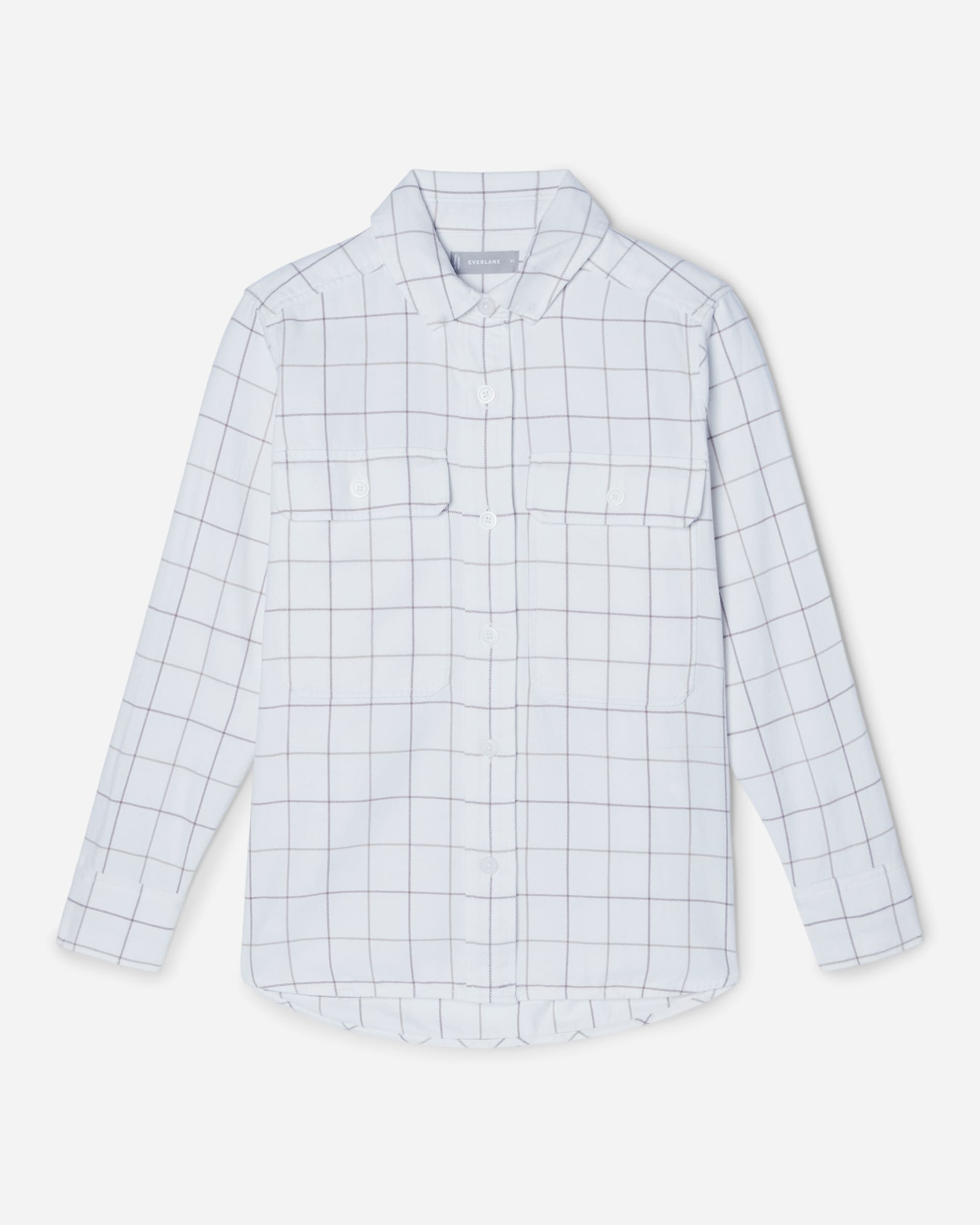 The Classic Cotton Flannel Shirt Canvas Tan Plaid – Everlane