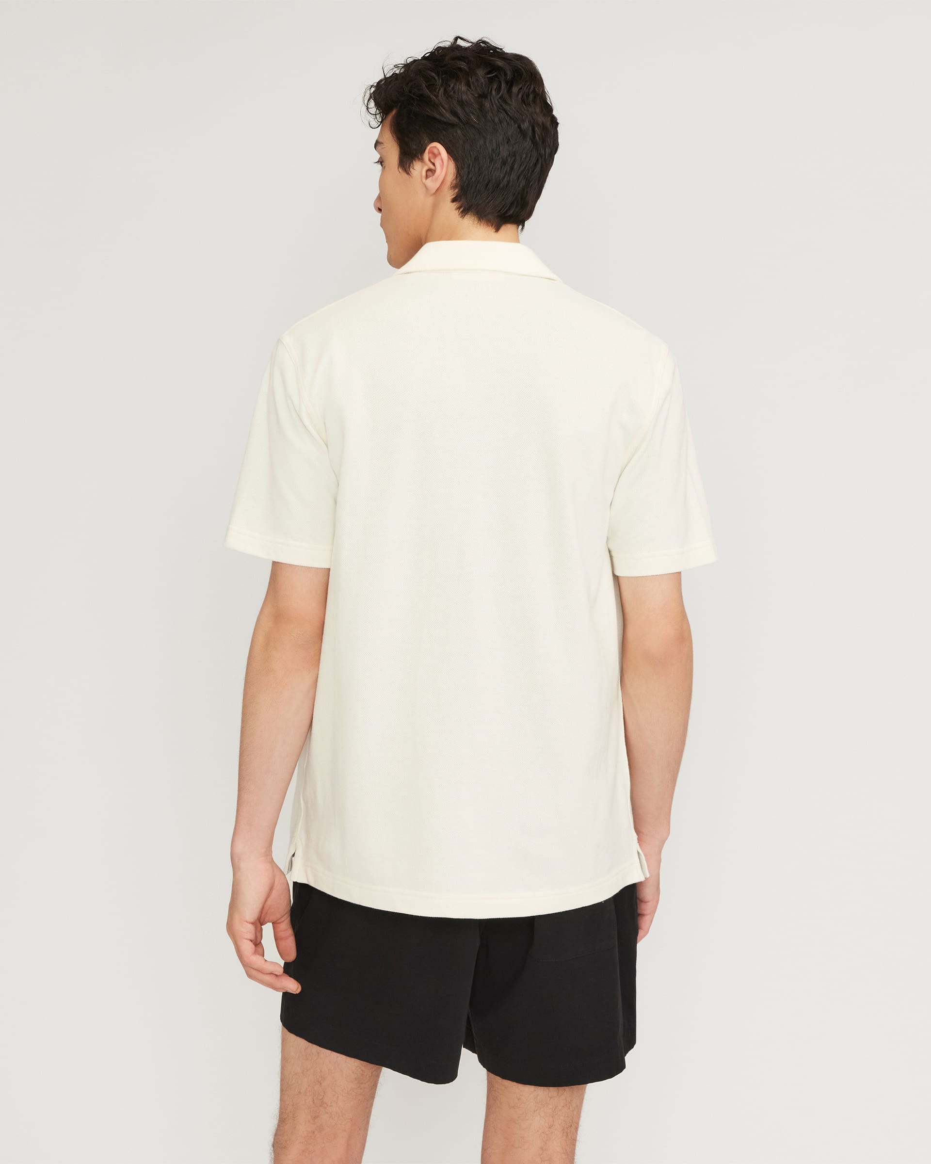 TM-9791/Cotton Silk Pique-Short Sleeve Shirt