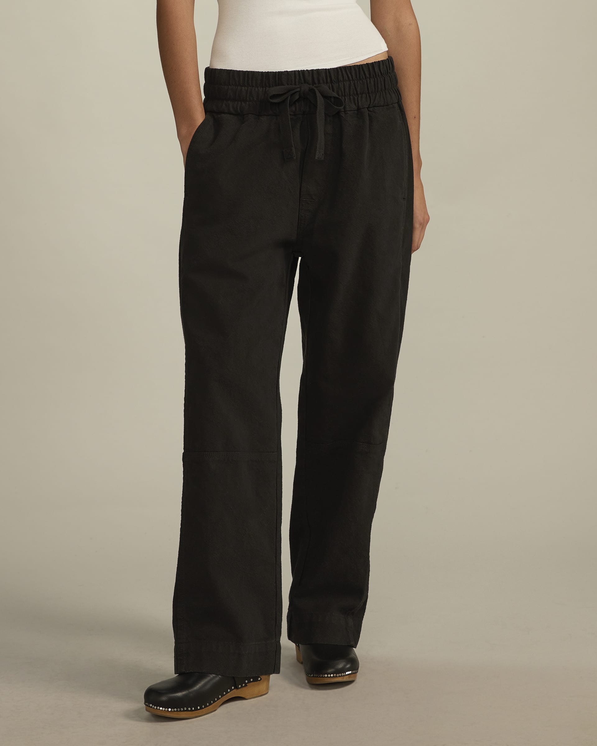 Pull-On Cotton Pants