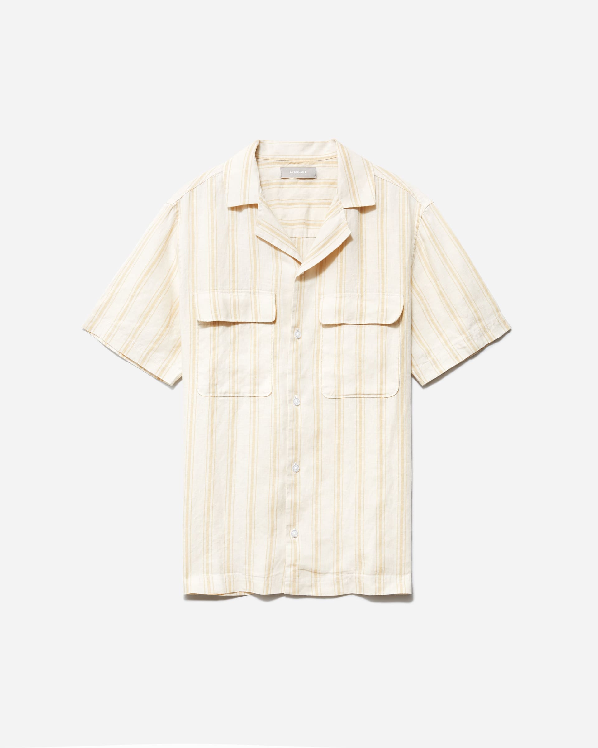 The Relaxed Linen Short-Sleeve Shirt Wheat / Canvas – Everlane
