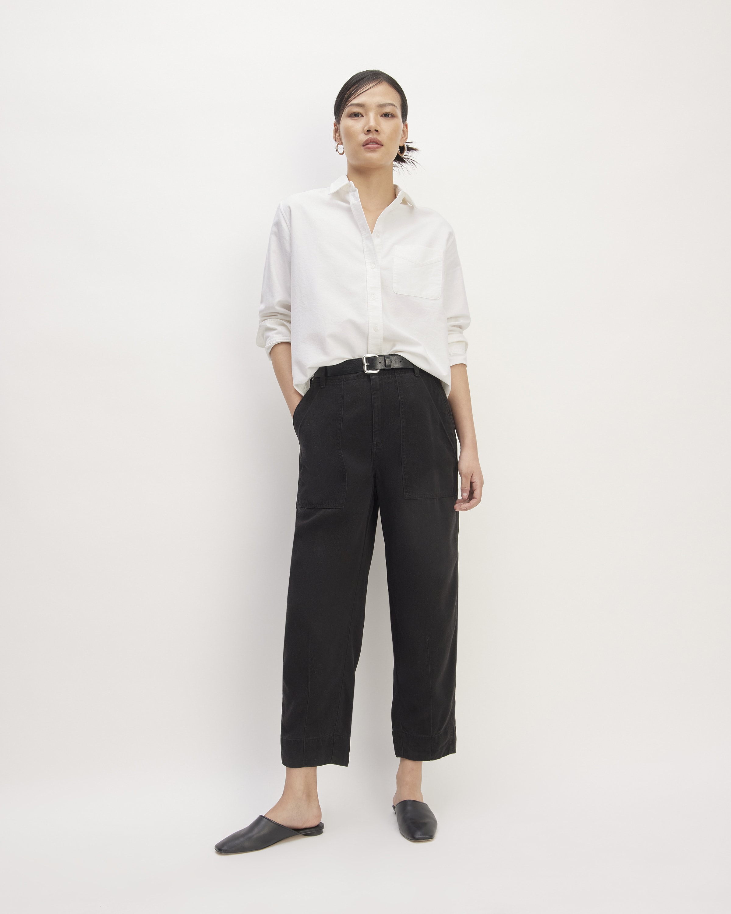 The Relaxed Oxford Shirt White – Everlane