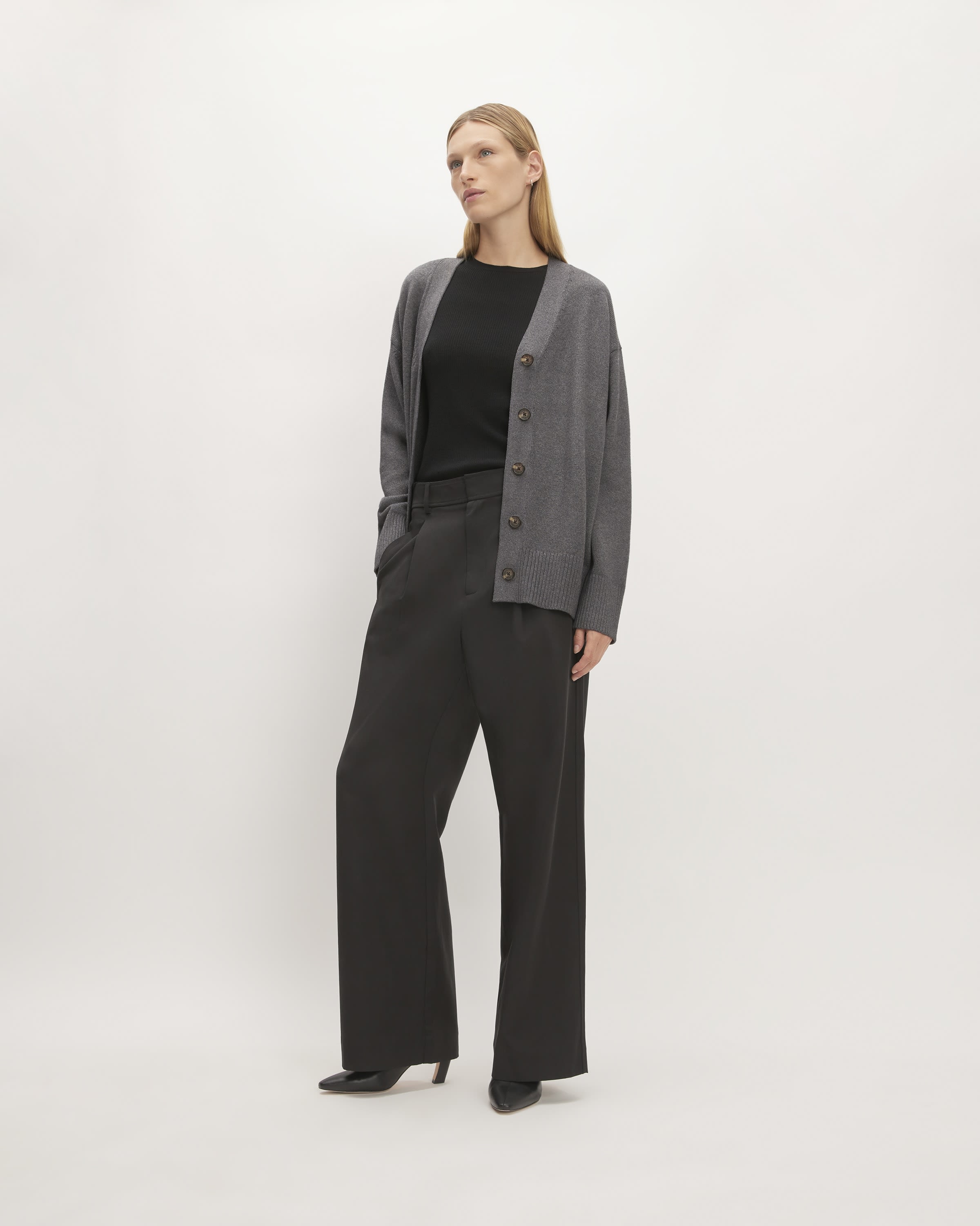 The Electra Organic Jersey Cardigan