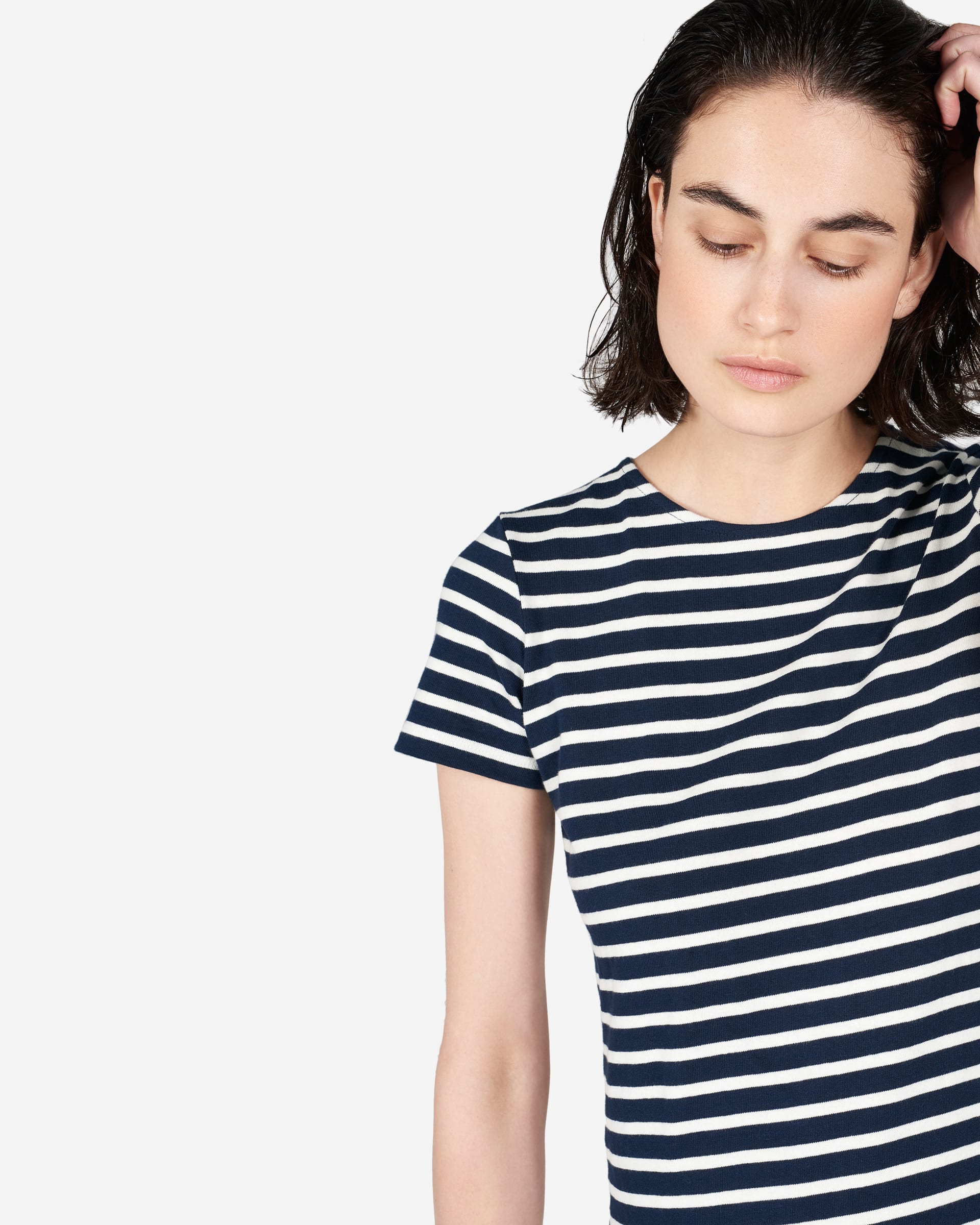 The Gia Mini Dress White / Navy Stripe – Everlane