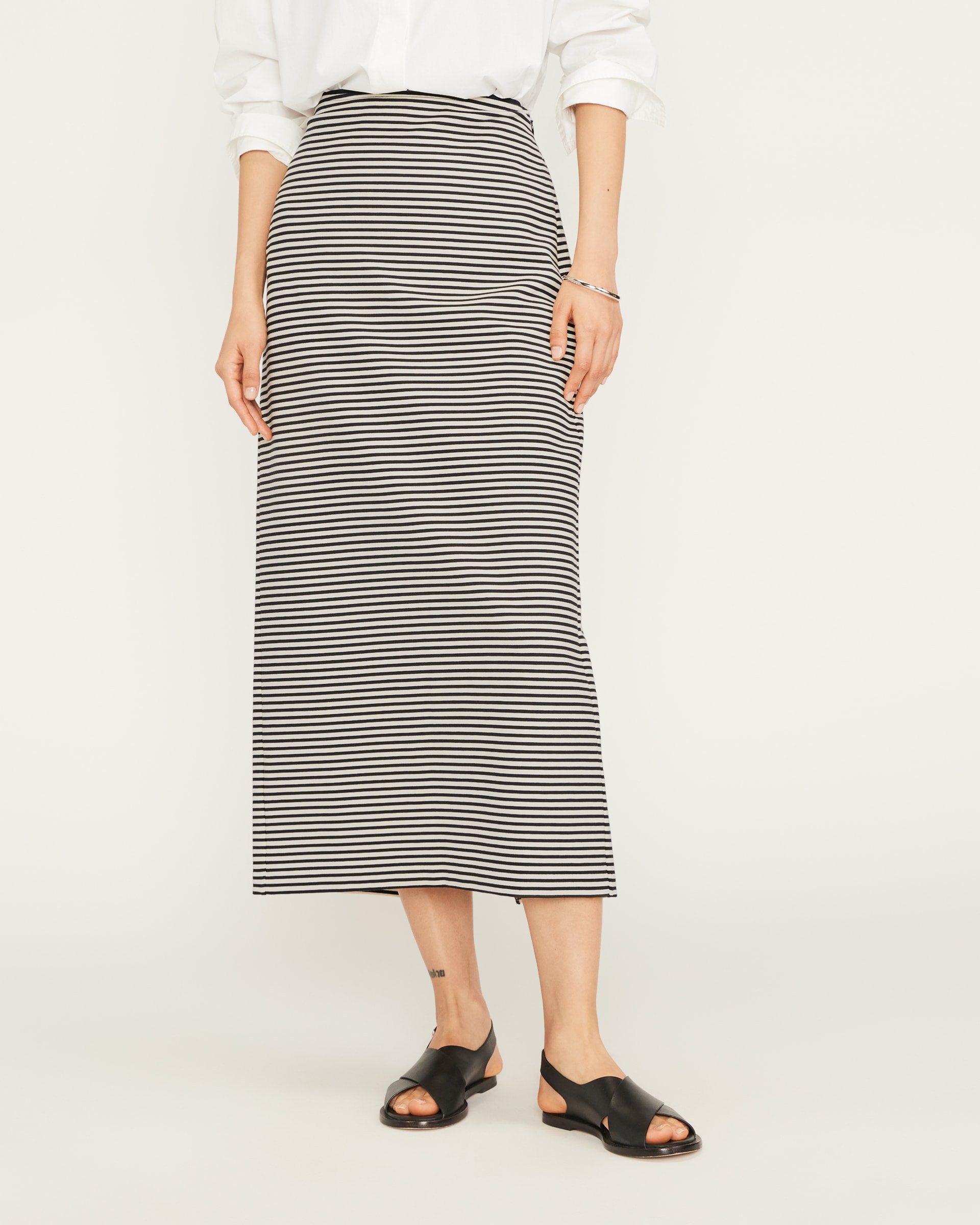 Ellery Square Diamante Maxi Skirt - Black main image 1