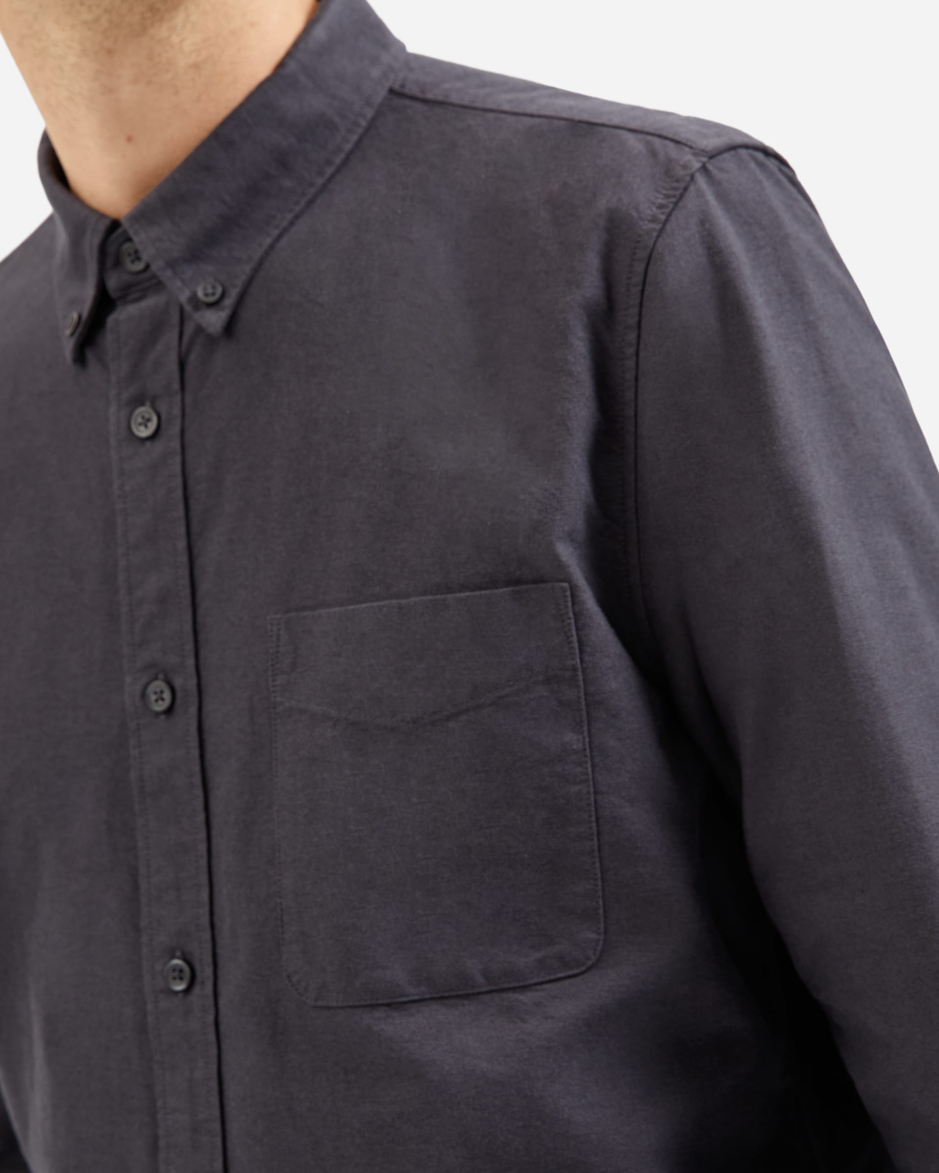 The Slim Fit Japanese Oxford | Uniform Slate – Everlane