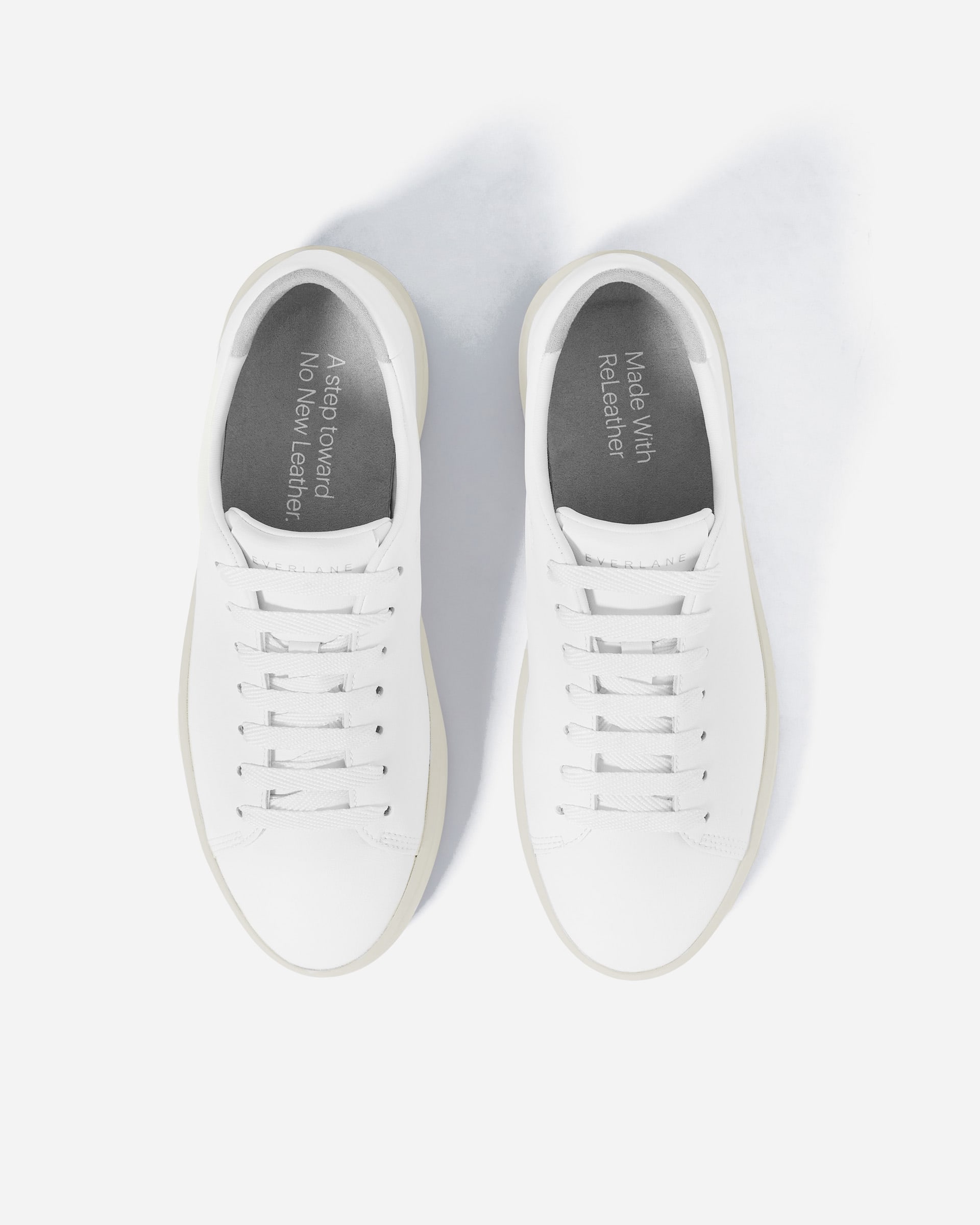 The ReLeather® Tennis Shoe White – Everlane