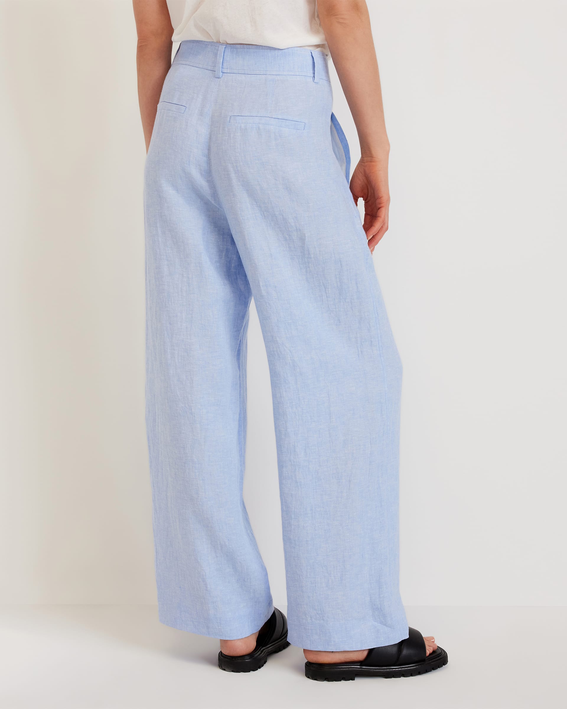 The Linen Way-High® Drape Pant Light Blue – Everlane