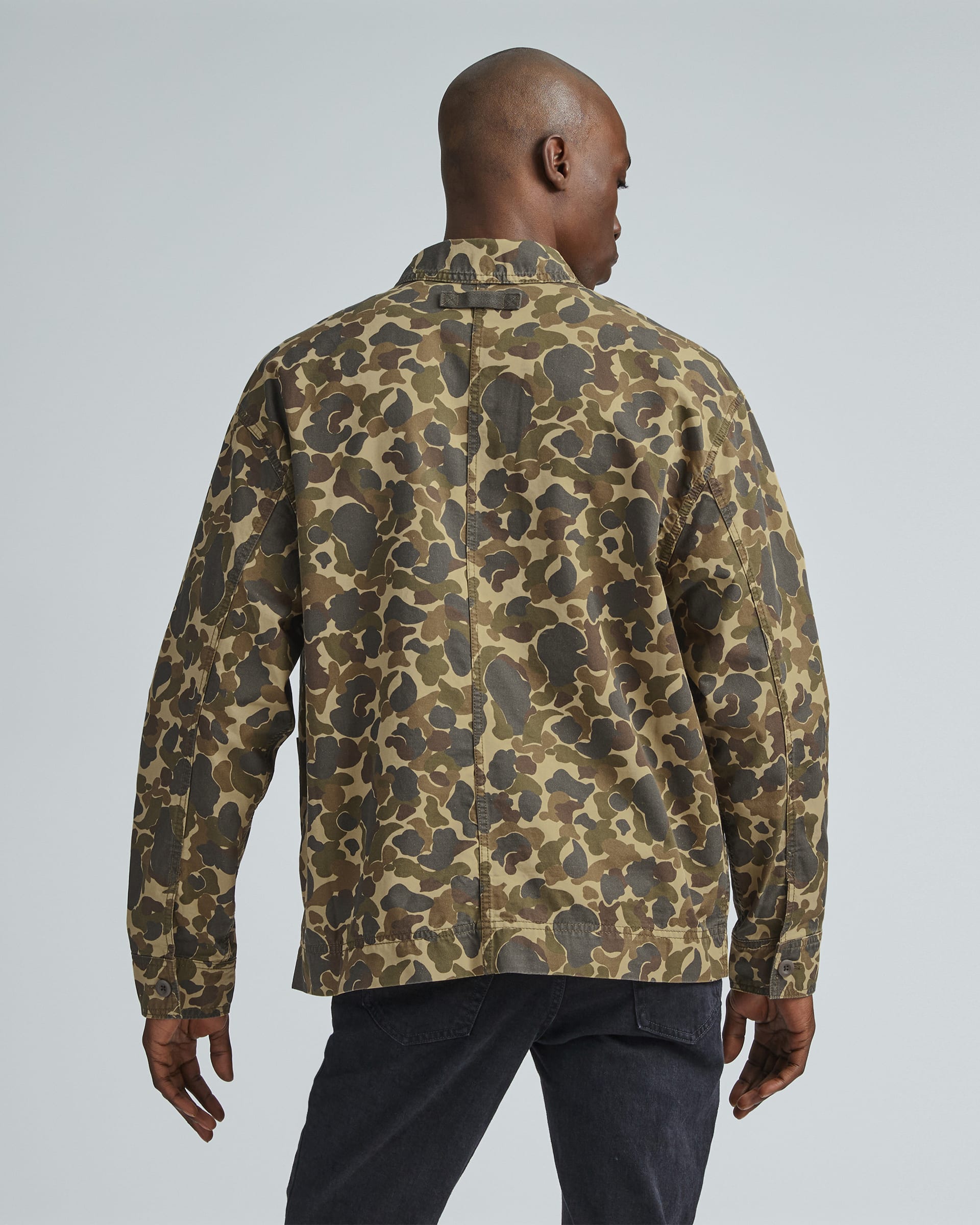 The Camo Utility Jacket Fennel Seed Camo Everlane