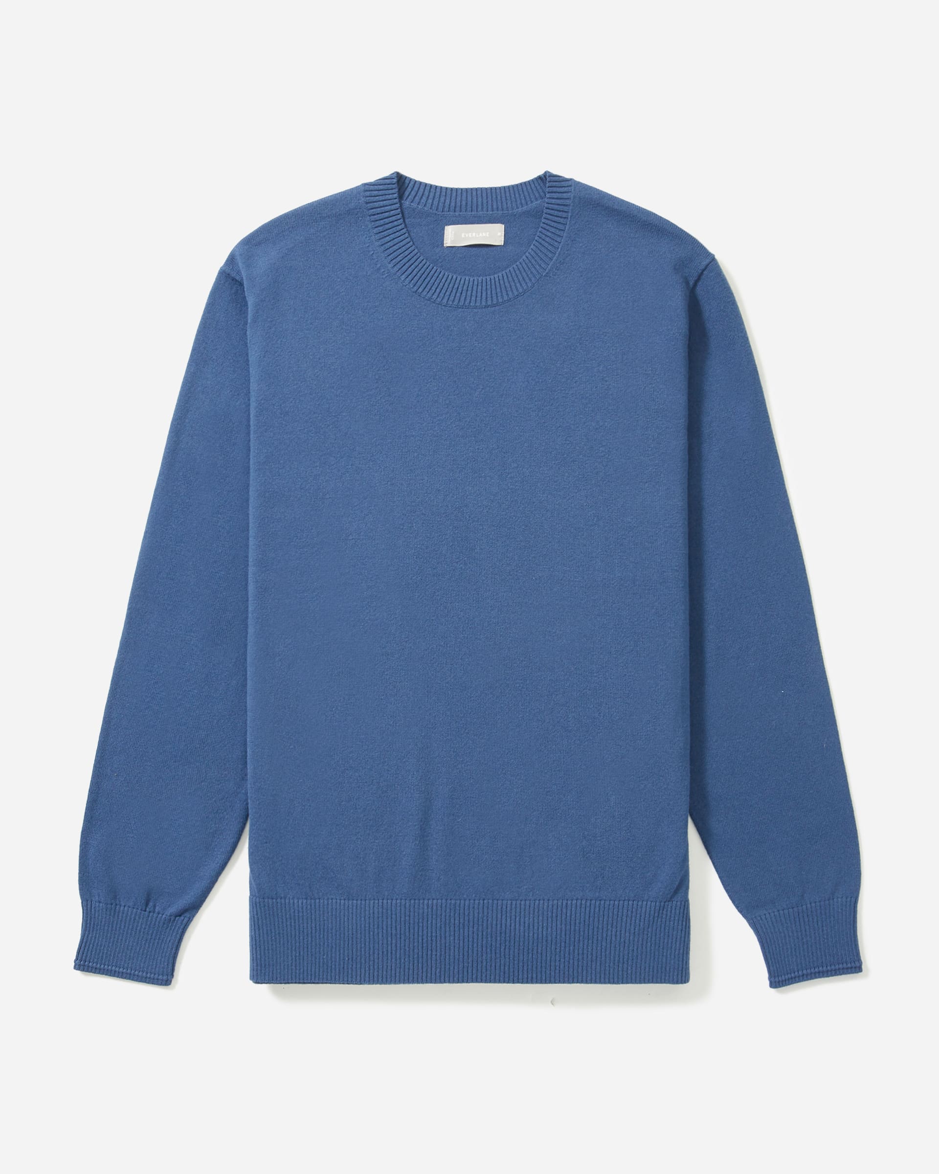The No-Sweat Sweater | Uniform Atlantic Blue – Everlane