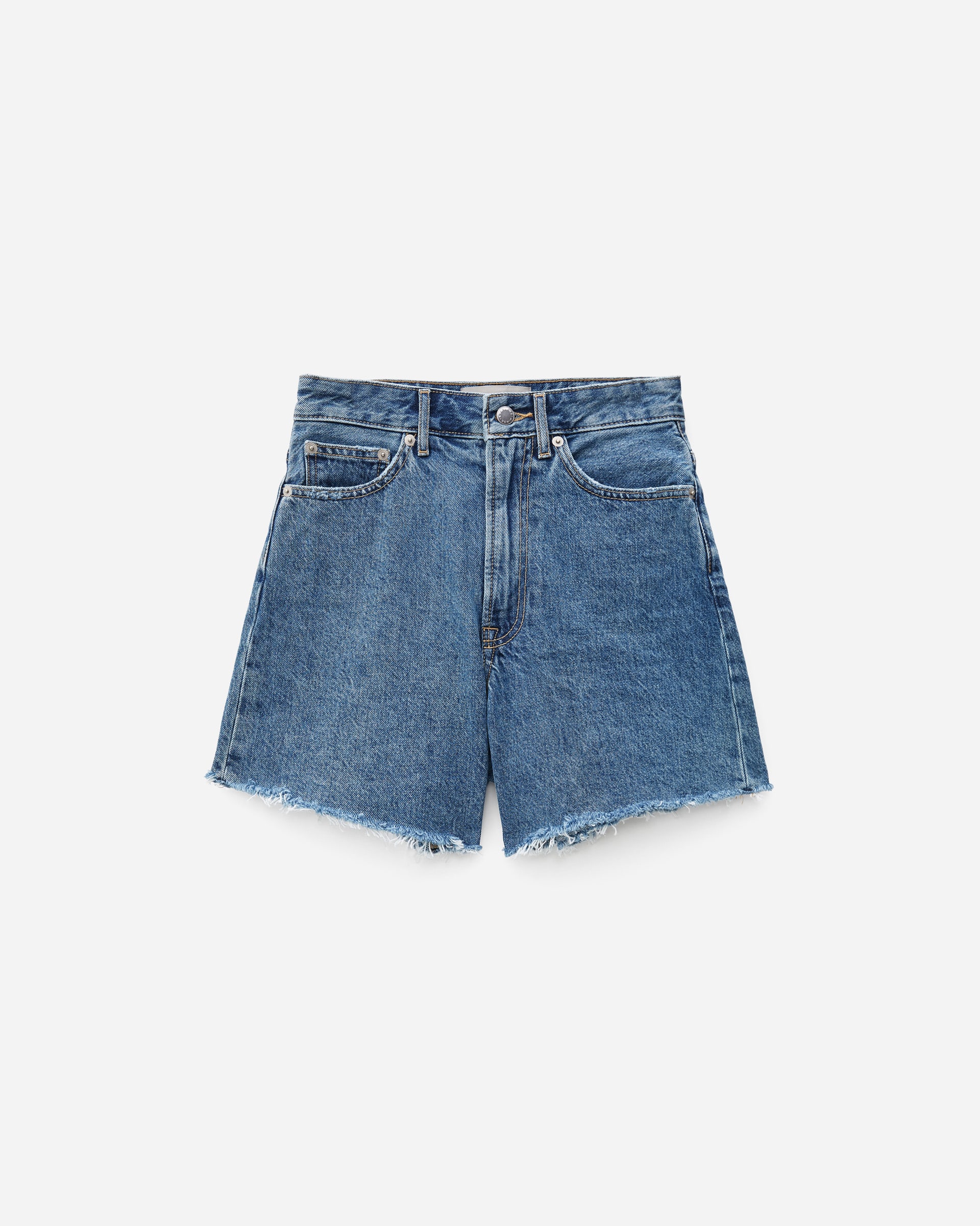 The ALine Denim Short Medium Indigo Everlane