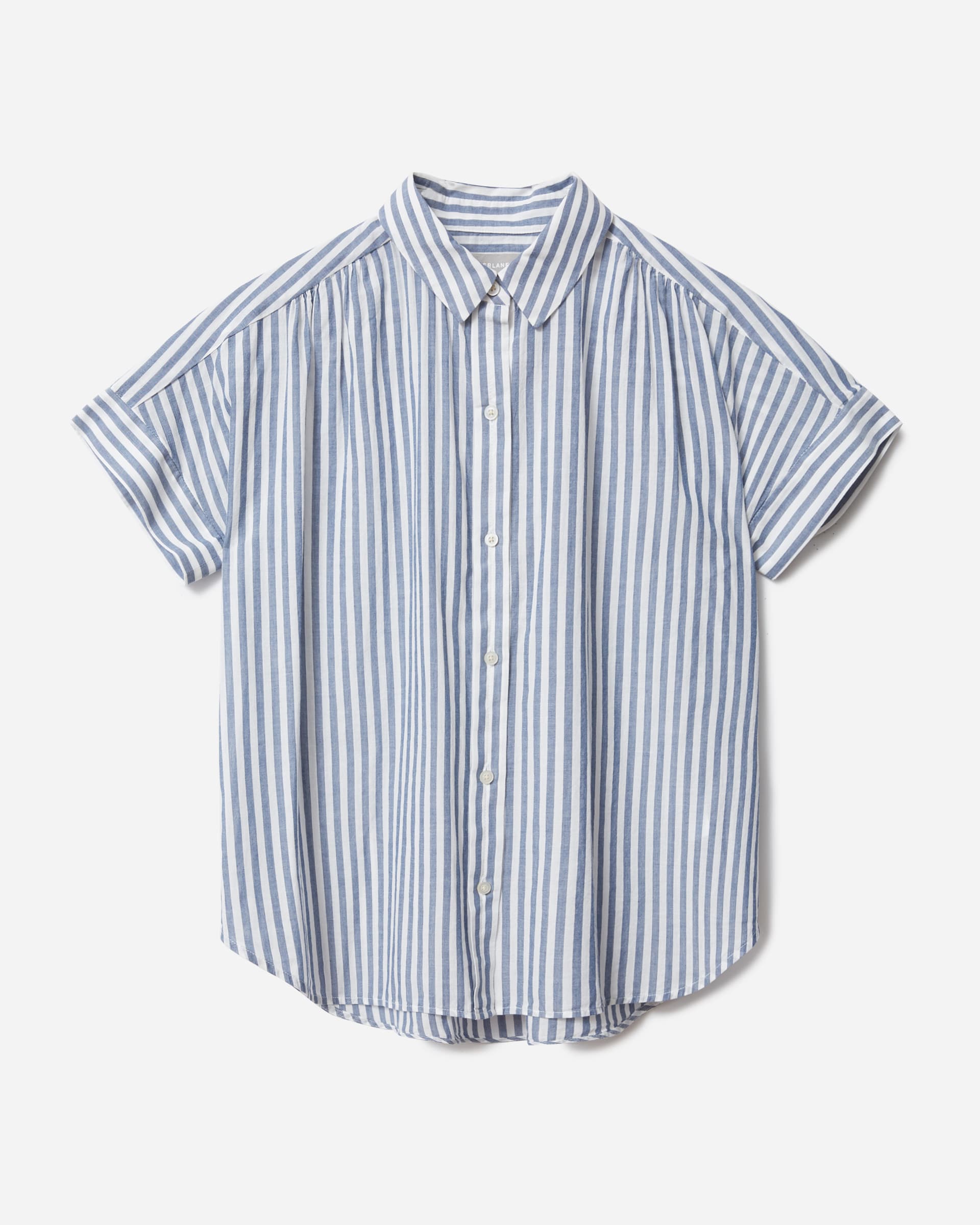 The Square Air Shirt Blue / White Stripe – Everlane