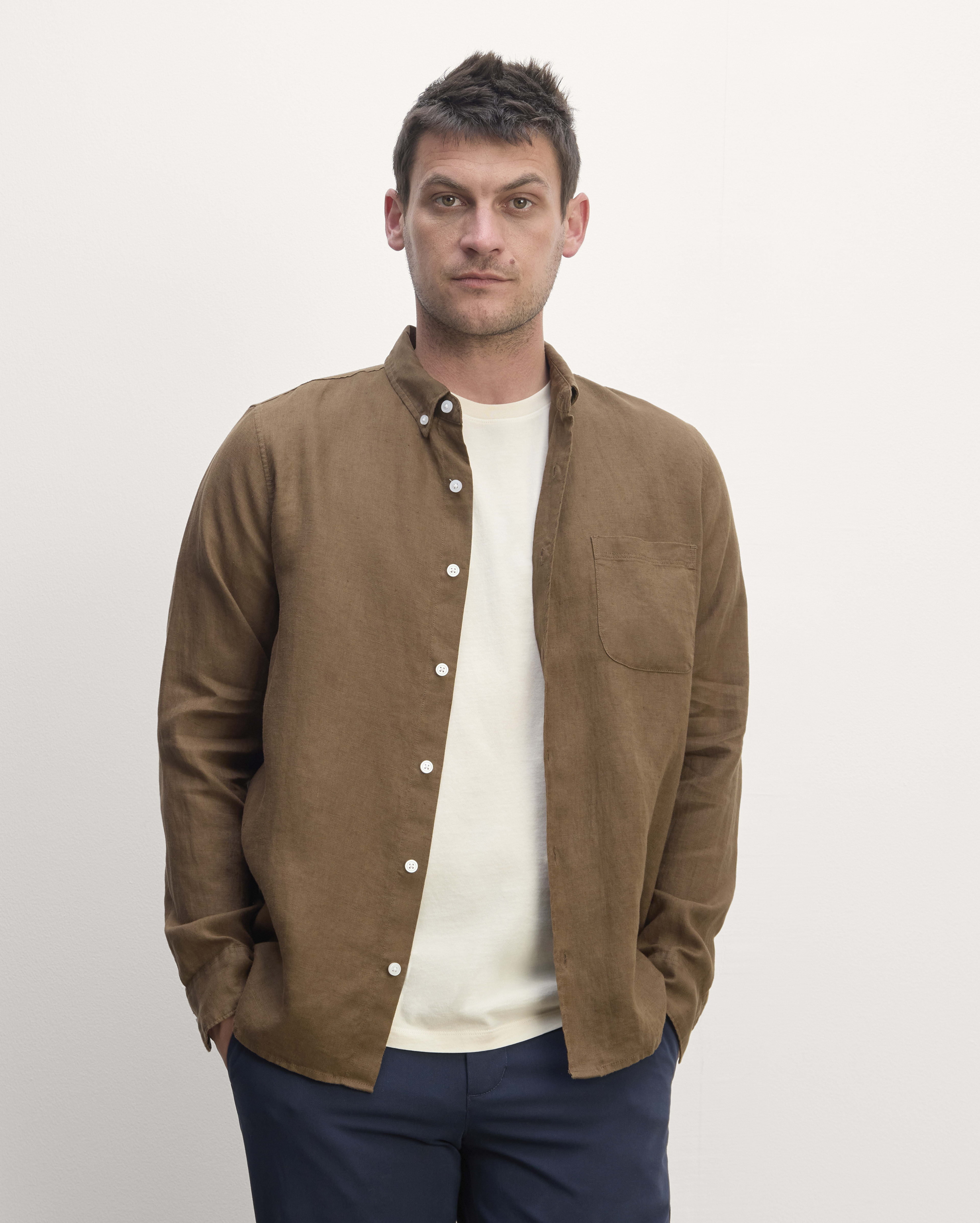Veroux Mode | Men’s Linen Heritage Shirt