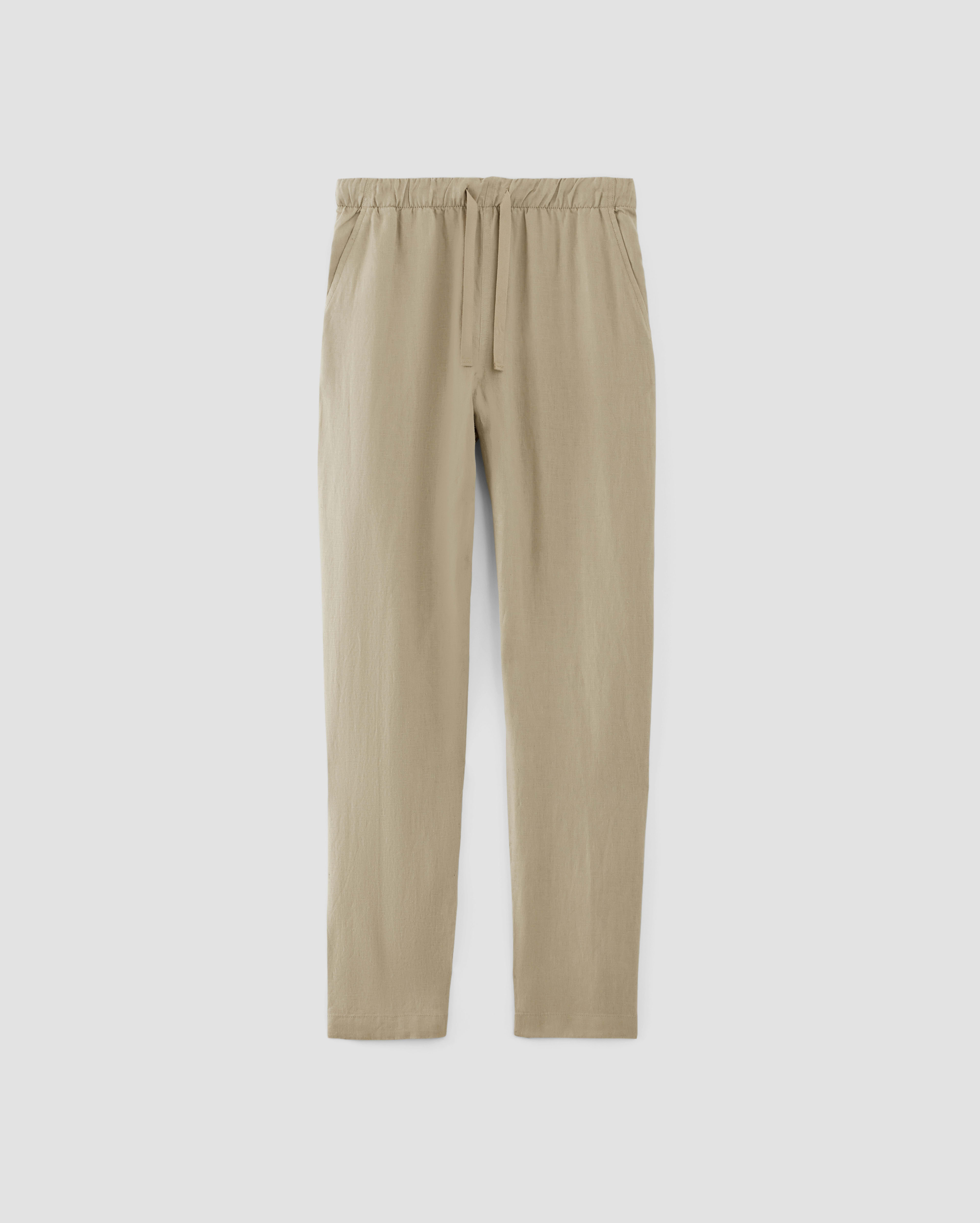 WEATHERPROOF Two-pleat Linen Pants, Men's Size 37 linen Beige type Vintage Second Hand