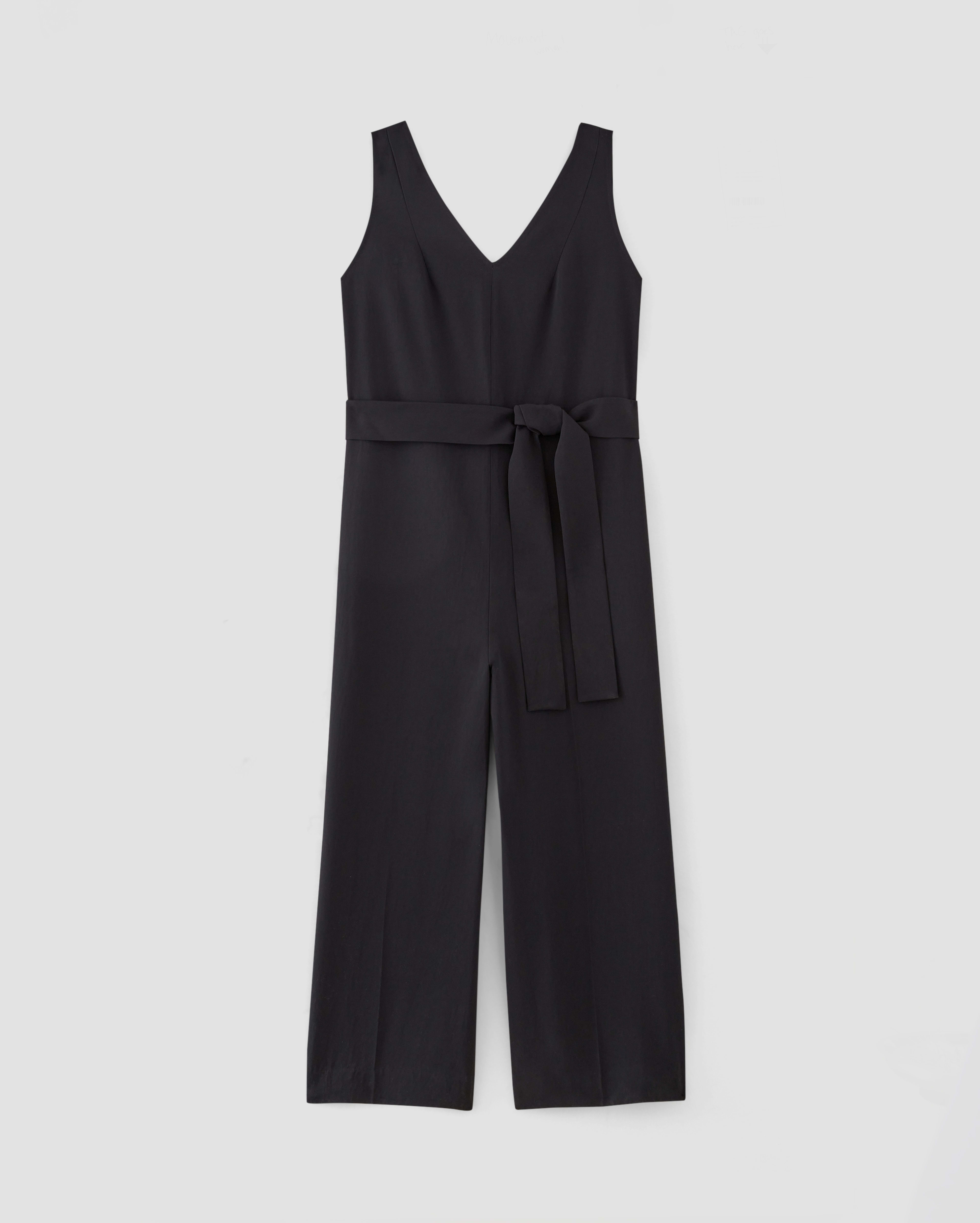 Image of The Triacetate Belted Jumpsuit