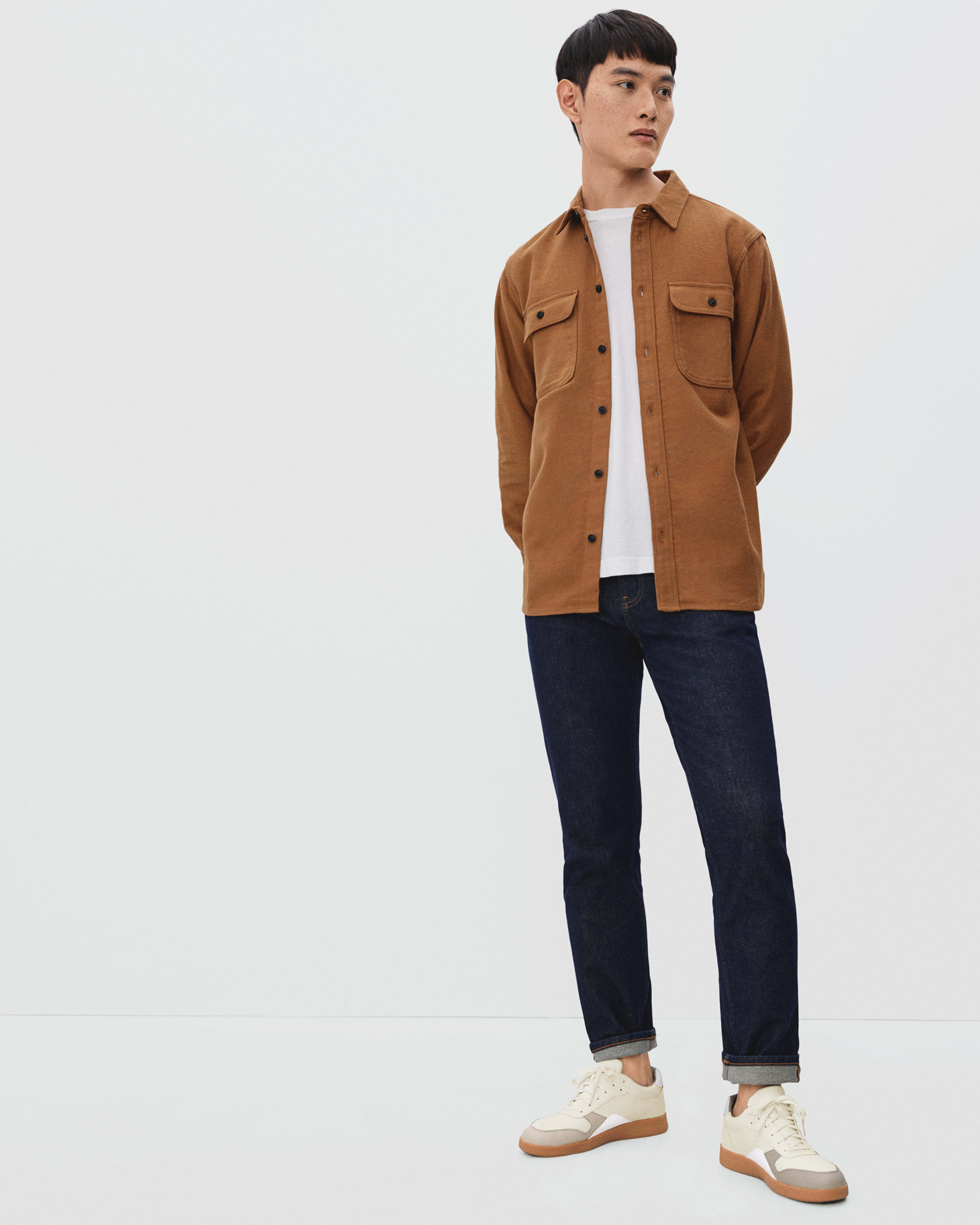 The ReLeather® Court Sneaker Off White / Light Grey Everlane