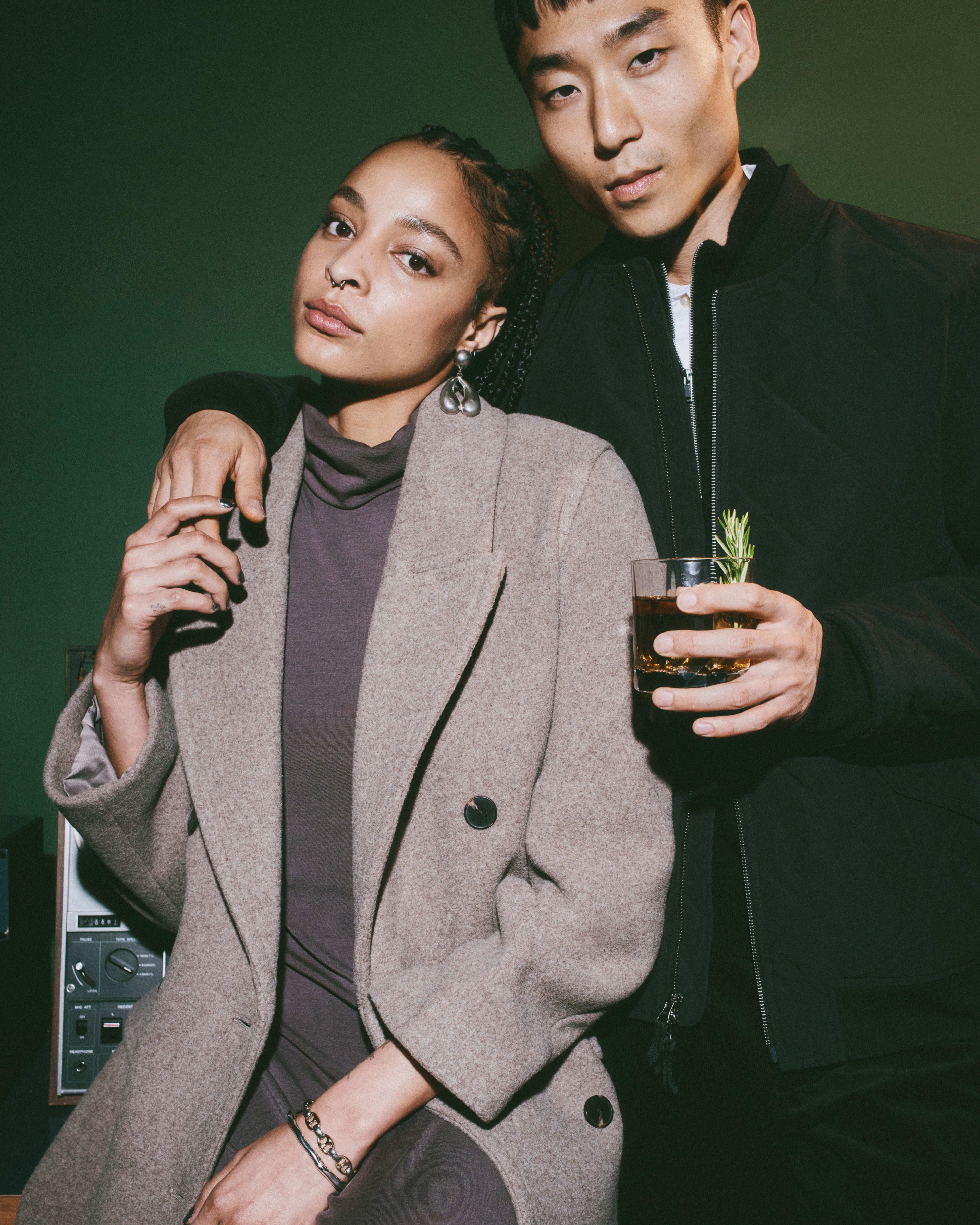 The Double-Breasted Coat in Wool