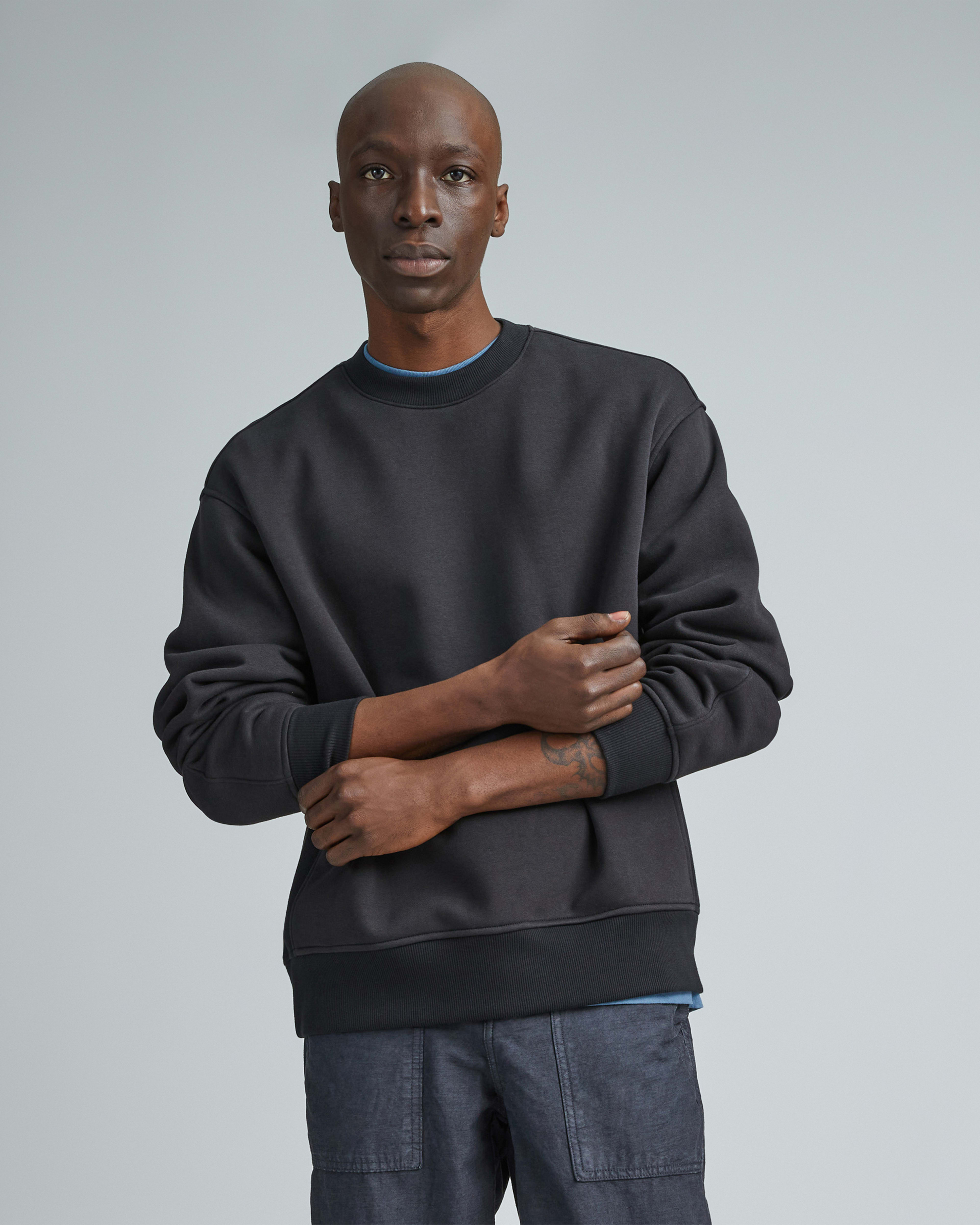 Long sweatshirt mens sale