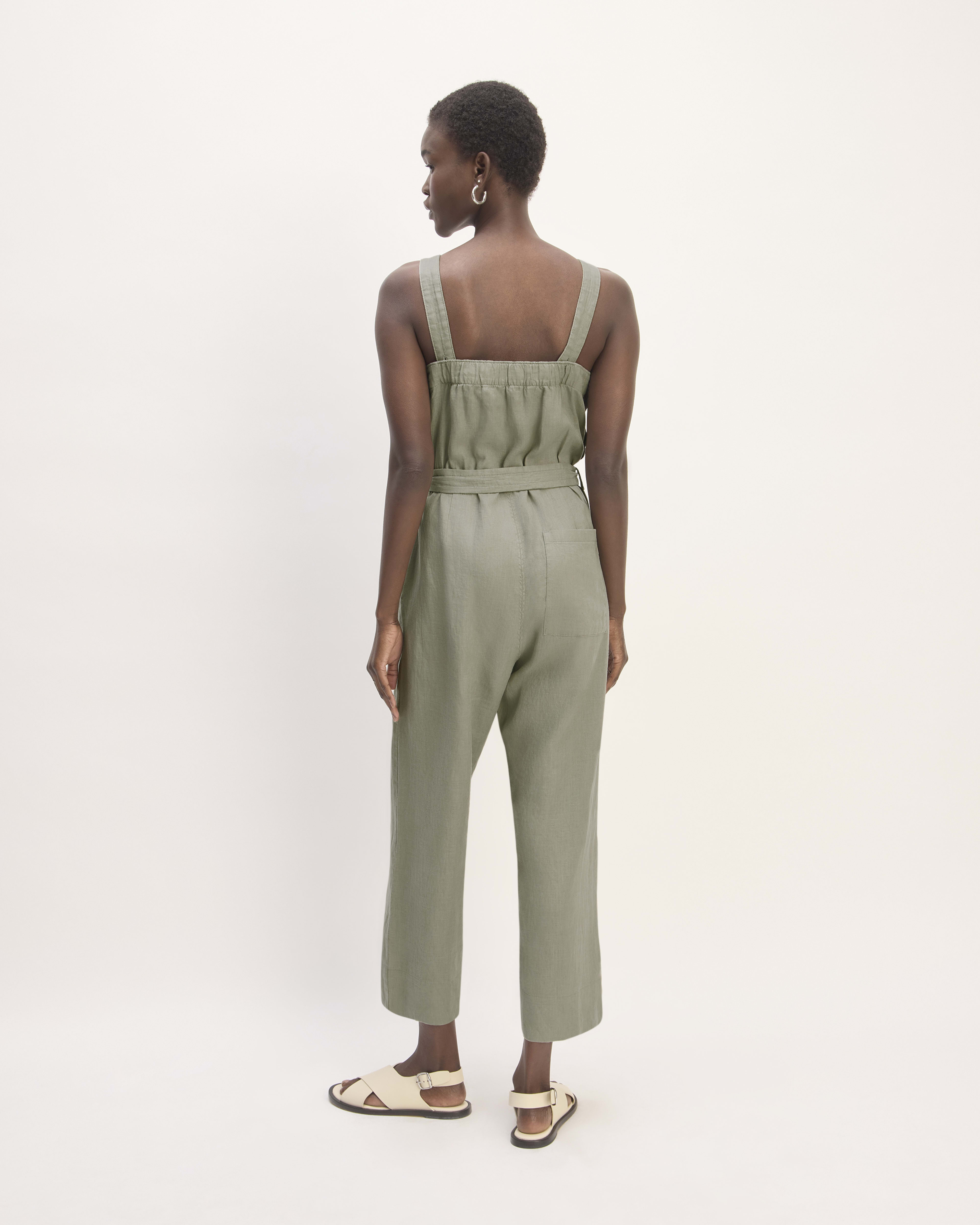 Jumpsuit with buttons on side best sale