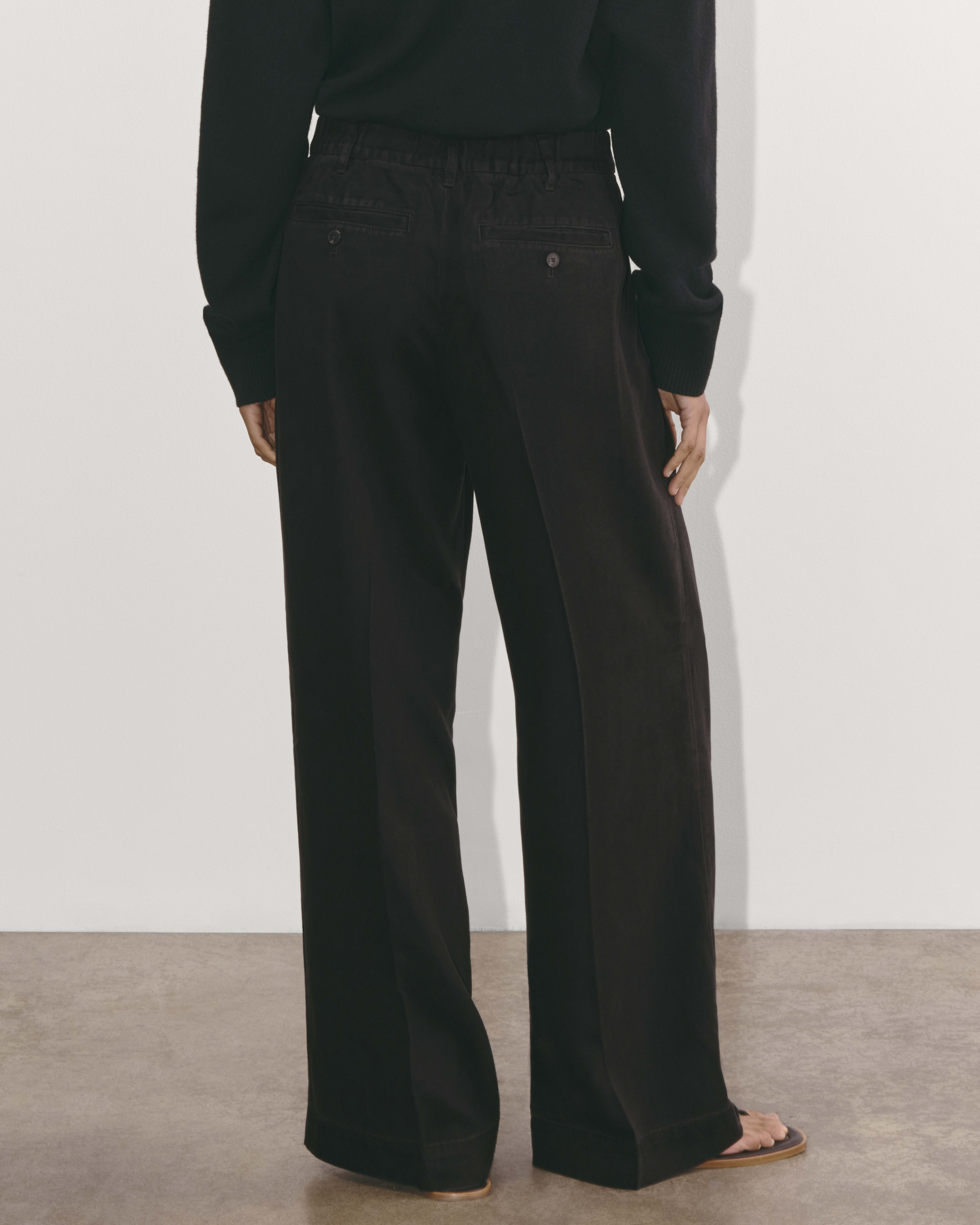 The Trouser in Buttersoft Black – Everlane