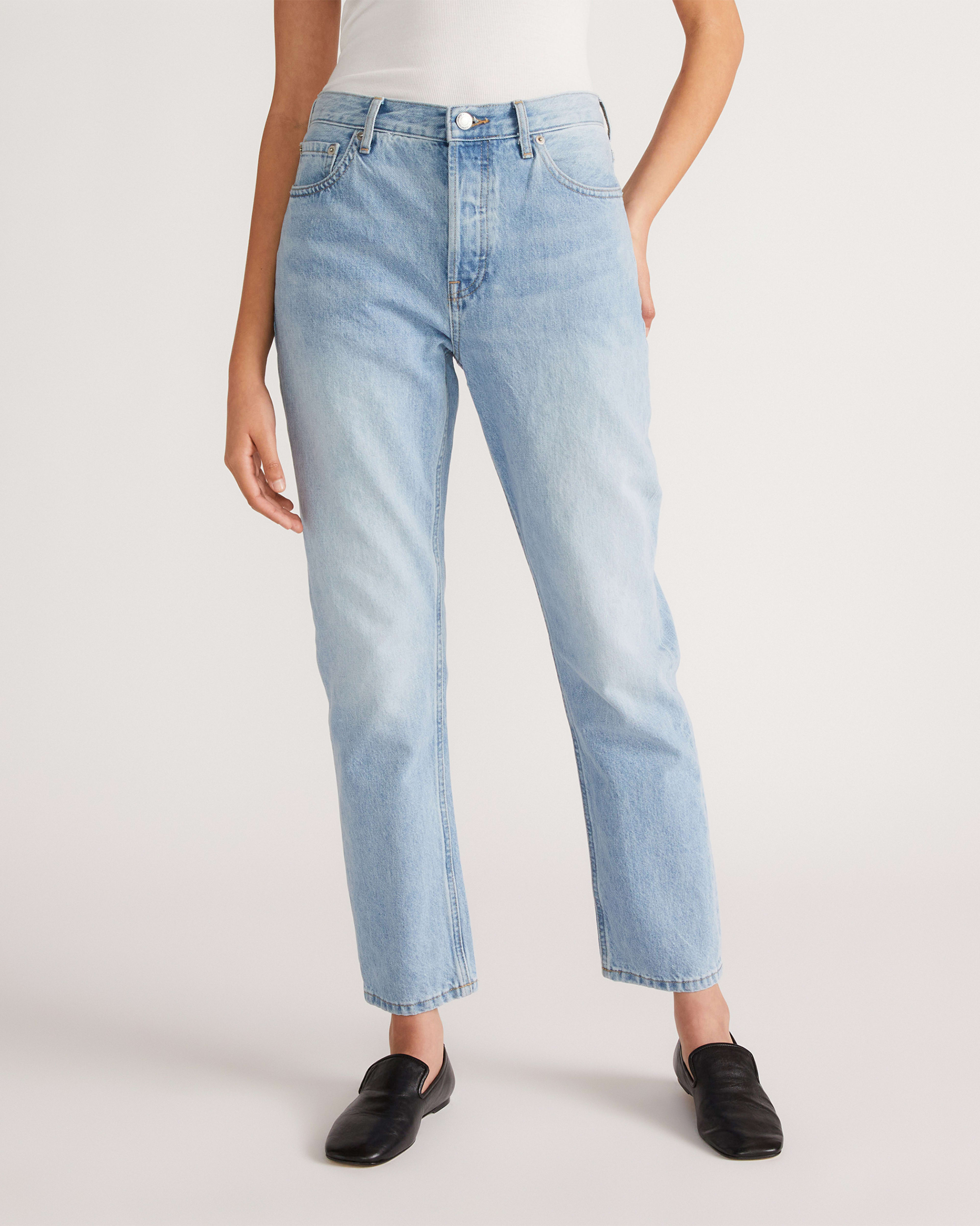 High Rise Cheeky Straight Jeans