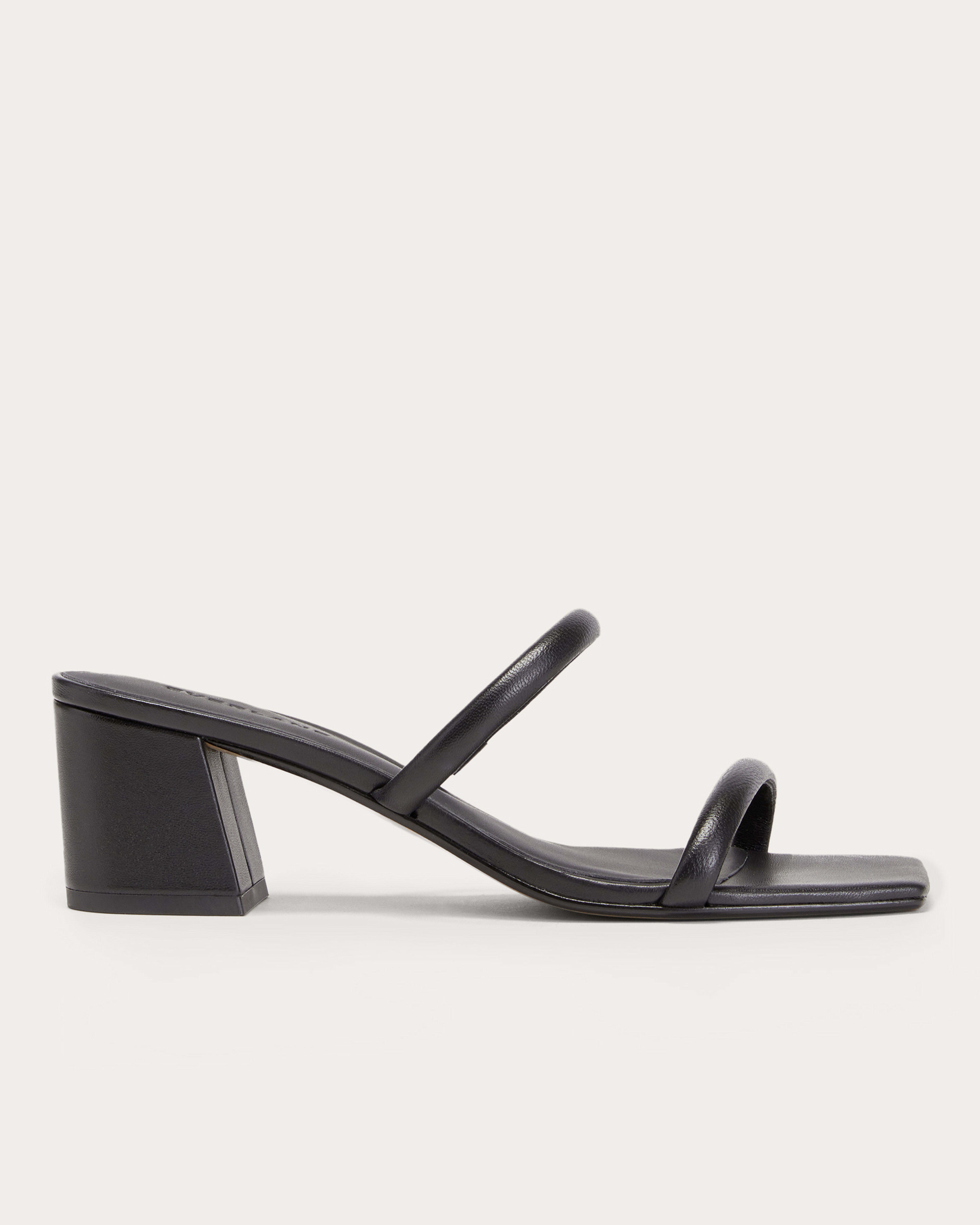 The Double Strap Heel Black Everlane