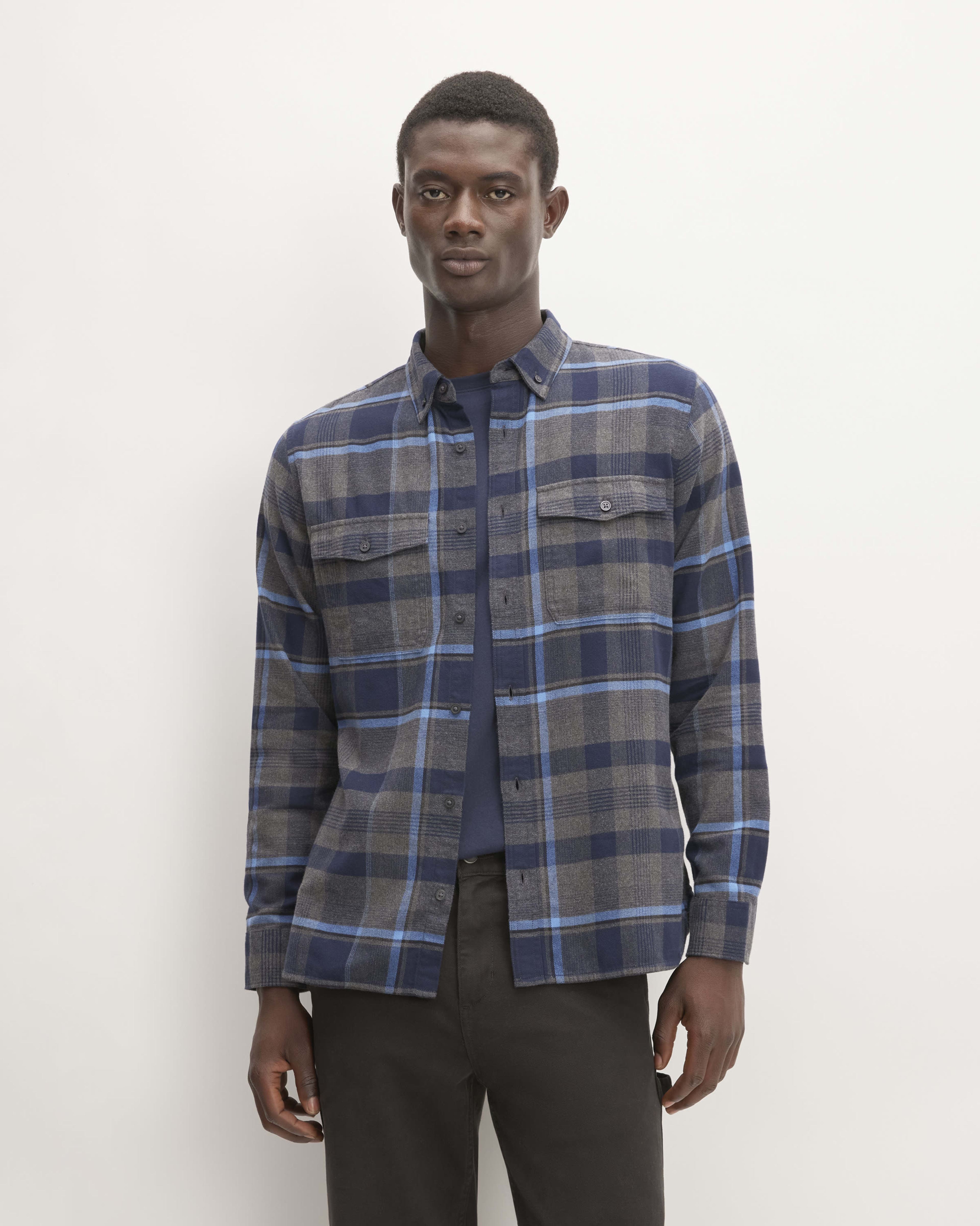 modern plaid shirt