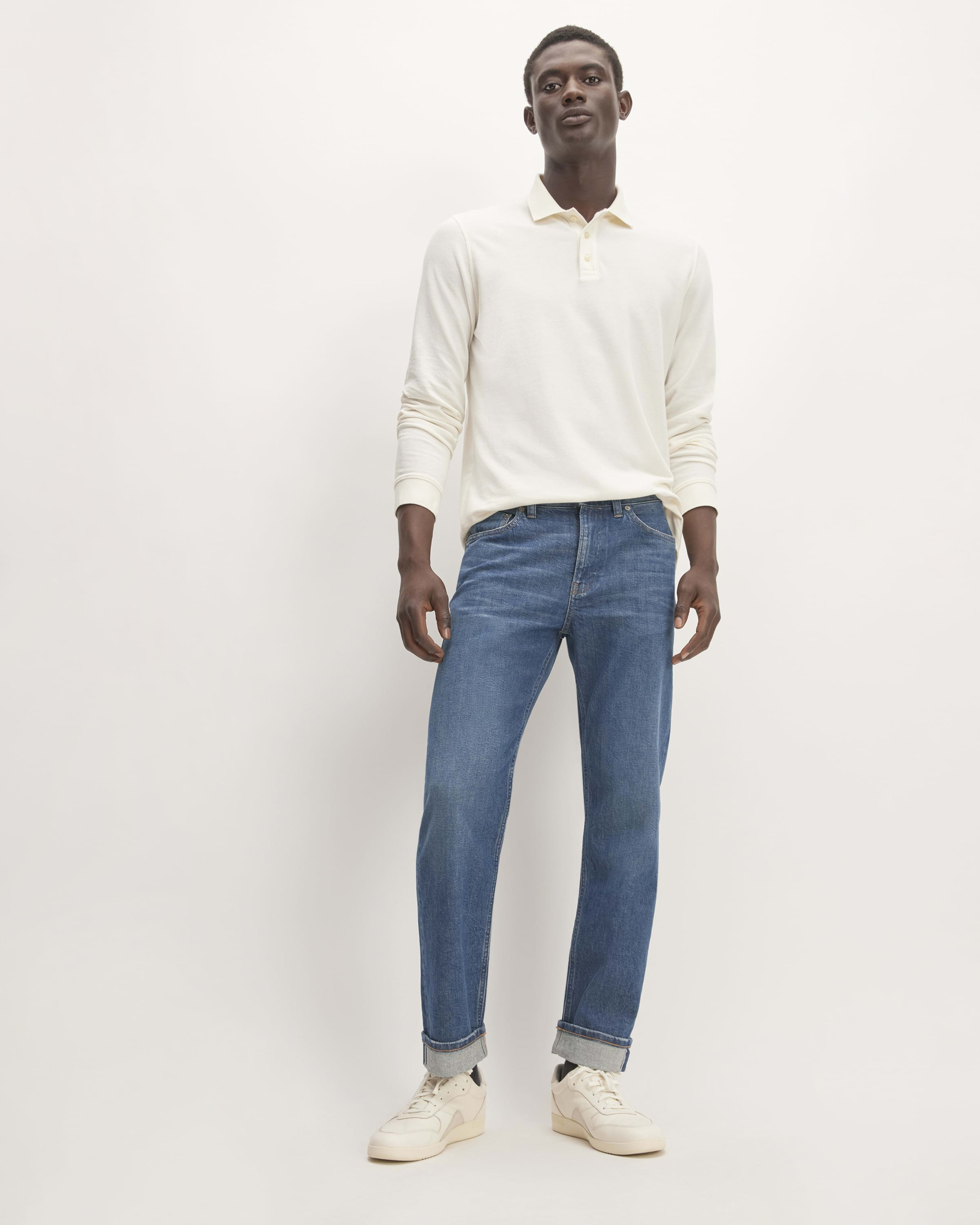 The Selvedge Slim Fit Jean ReSelvedge Pacific Blue – Everlane