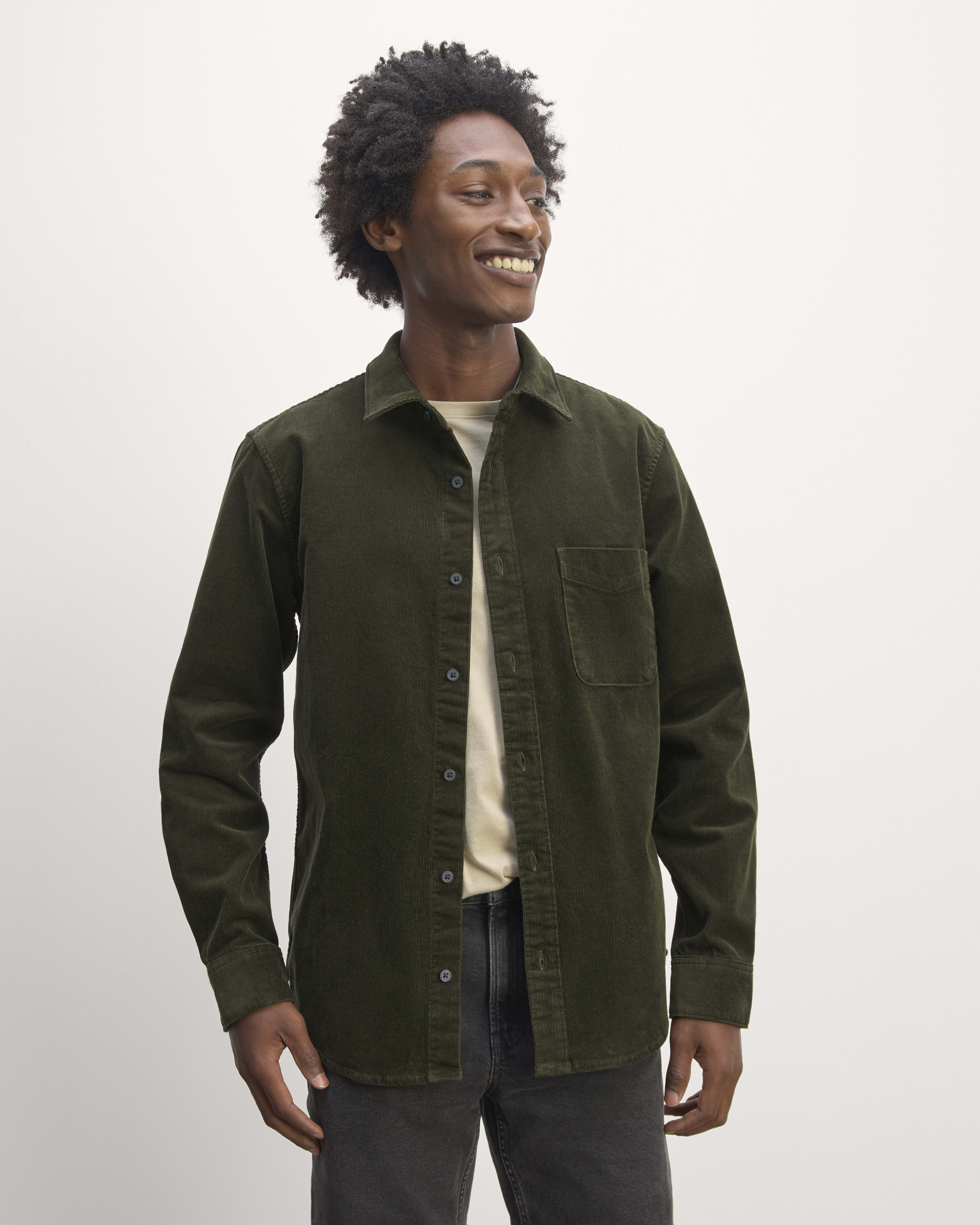 Men s Dress Shirts Button Downs in Green Everlane