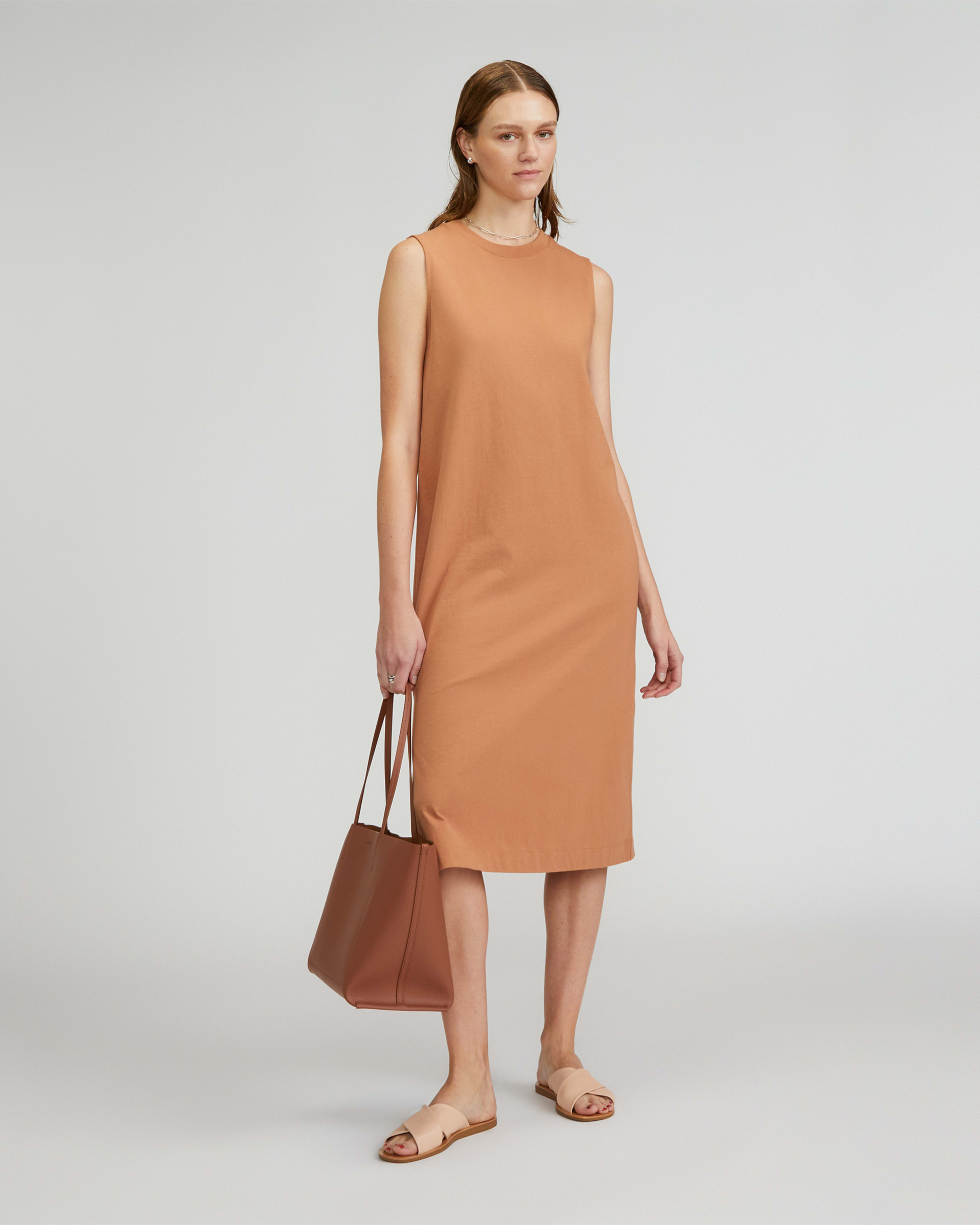 Everlane, Dresses, New Everlane The Ribbed Tank Dress In Beach Size  Medium