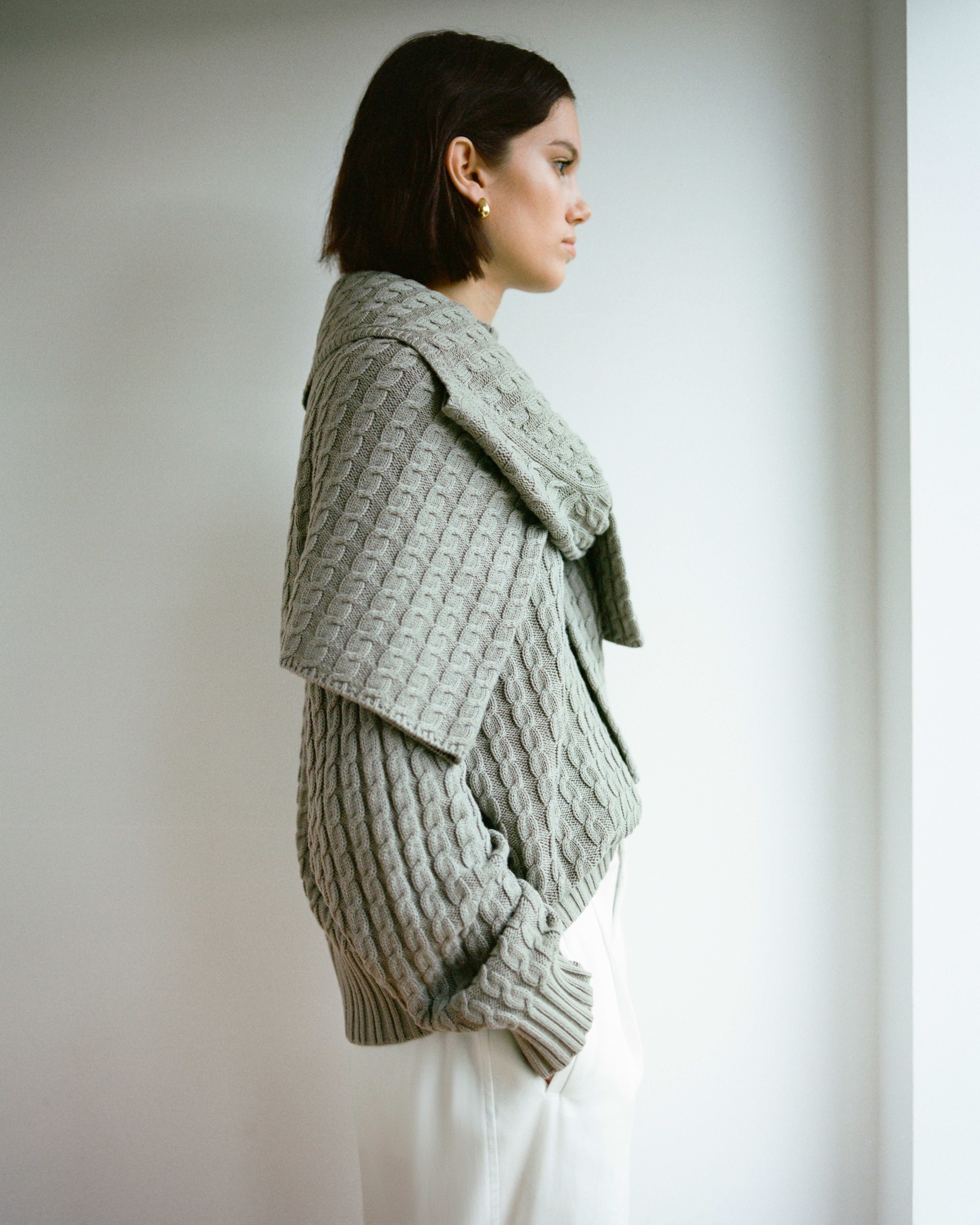 Everlane soft clearance cotton wrap cardigan