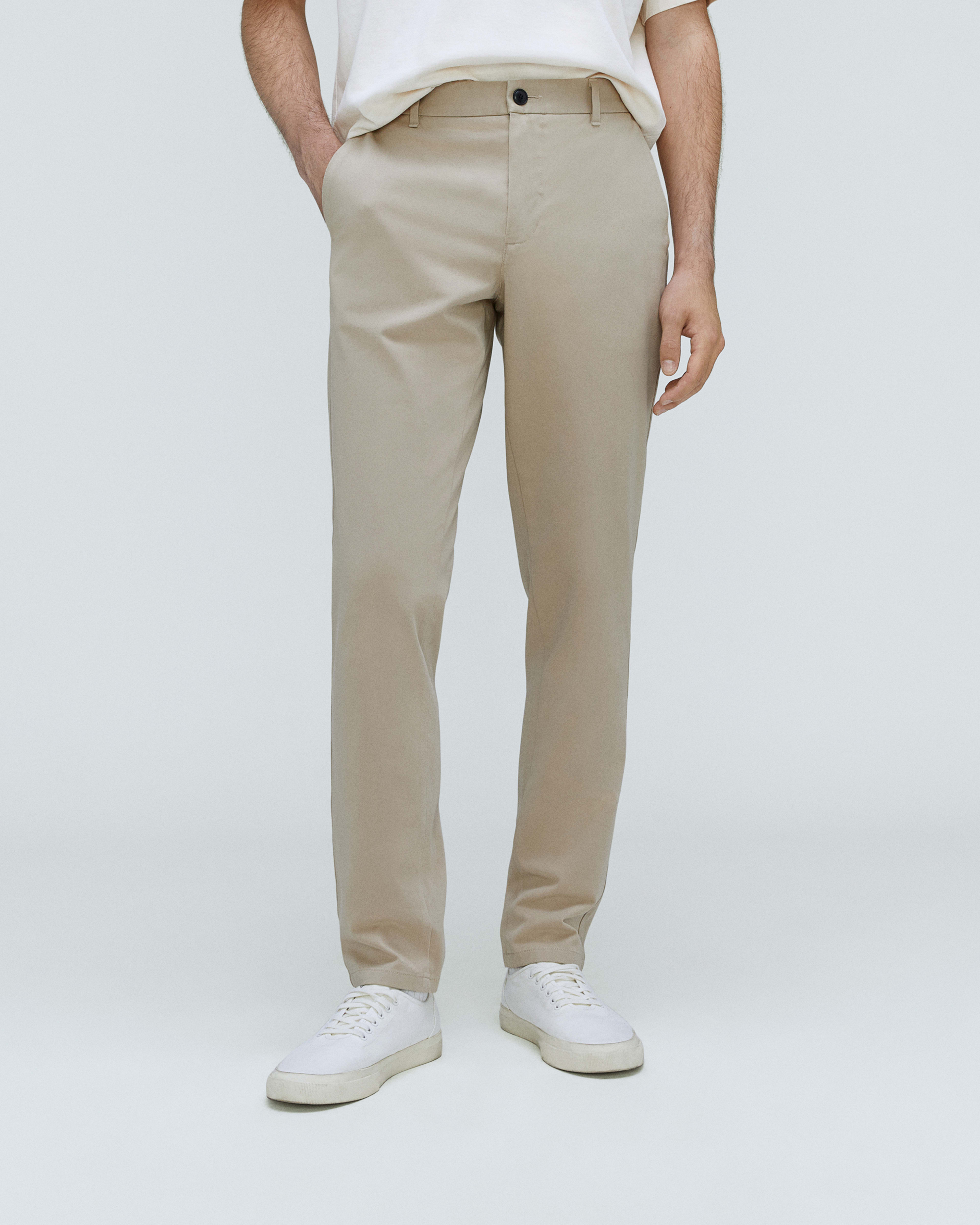 Skinny uniform khaki pants mens hot sale
